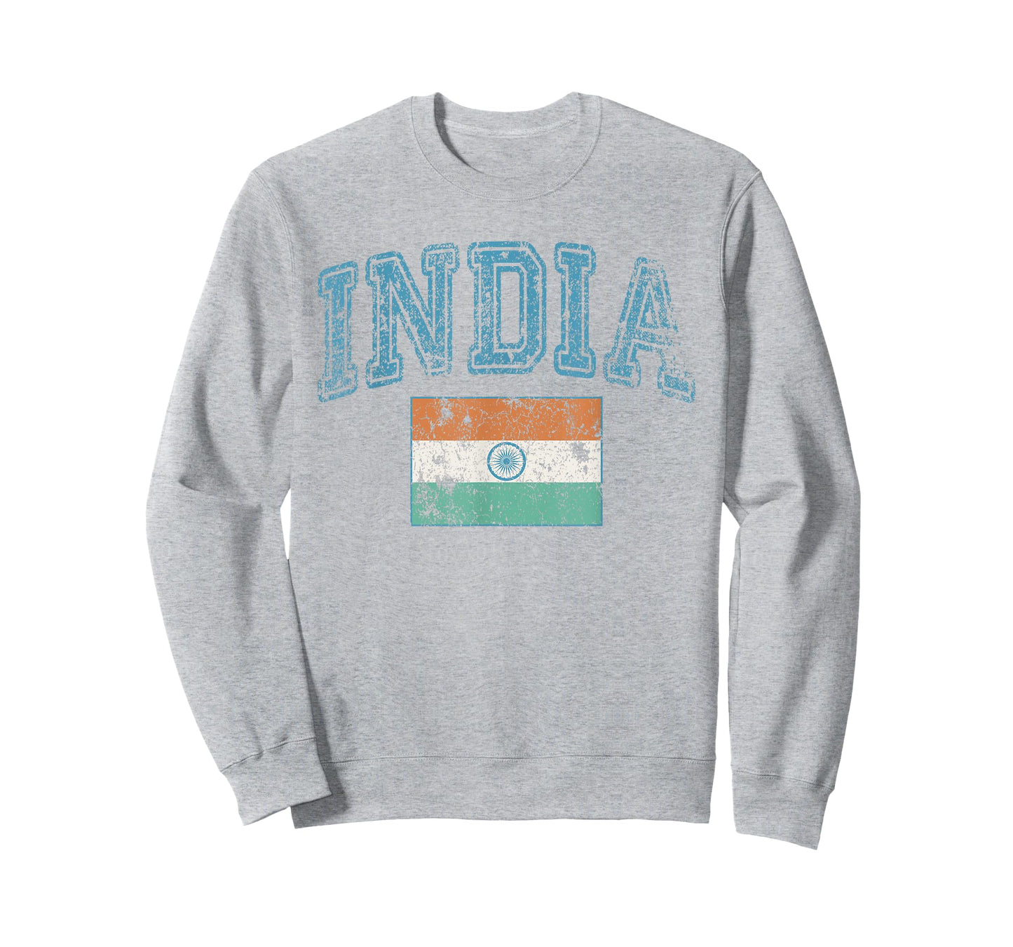 Vintage Retro Faded India Flag Indian Pride T-Shirt