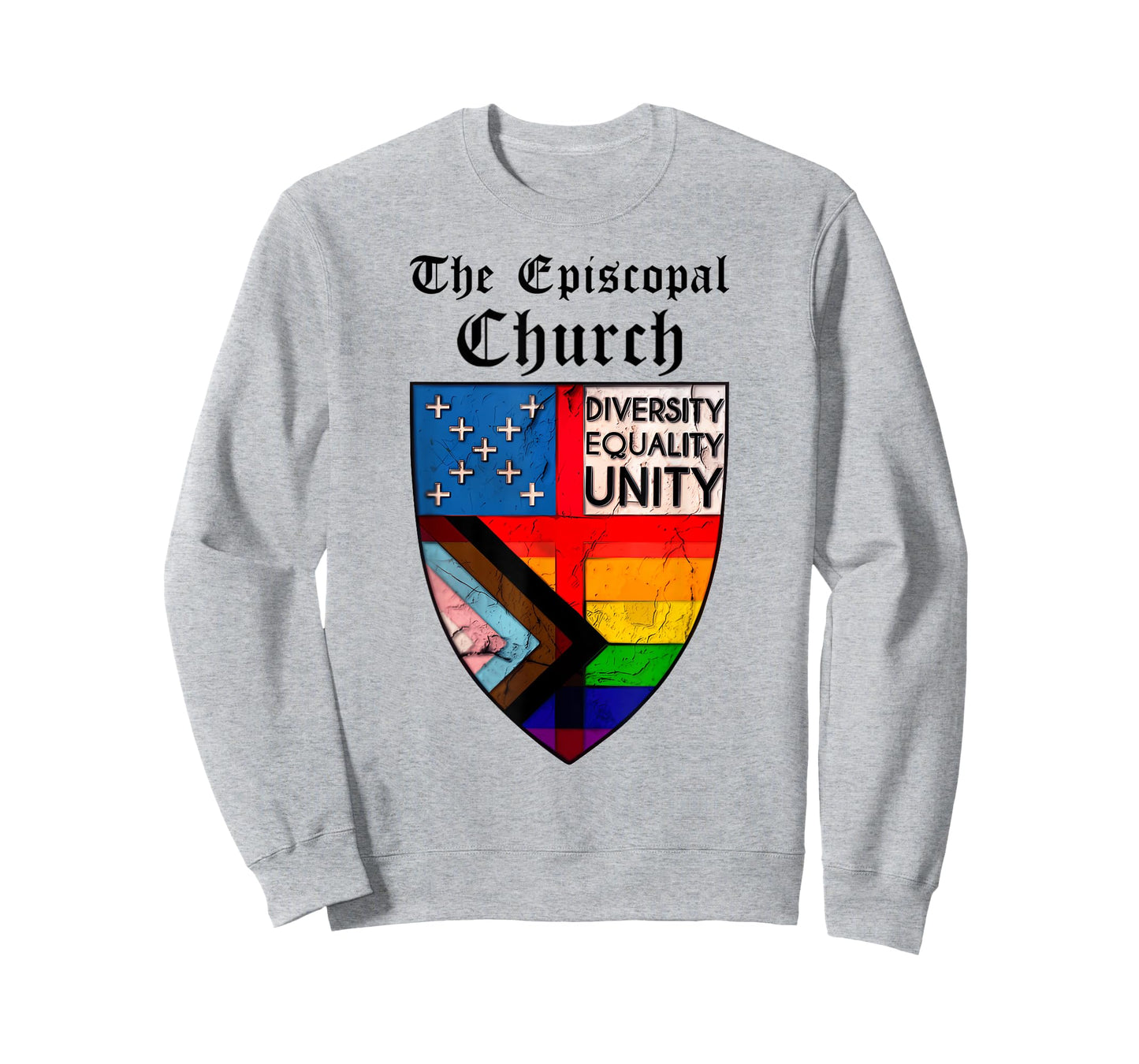 Vintage The Episcopal Church, Rainbow Equality Gay Flag T-Shirt