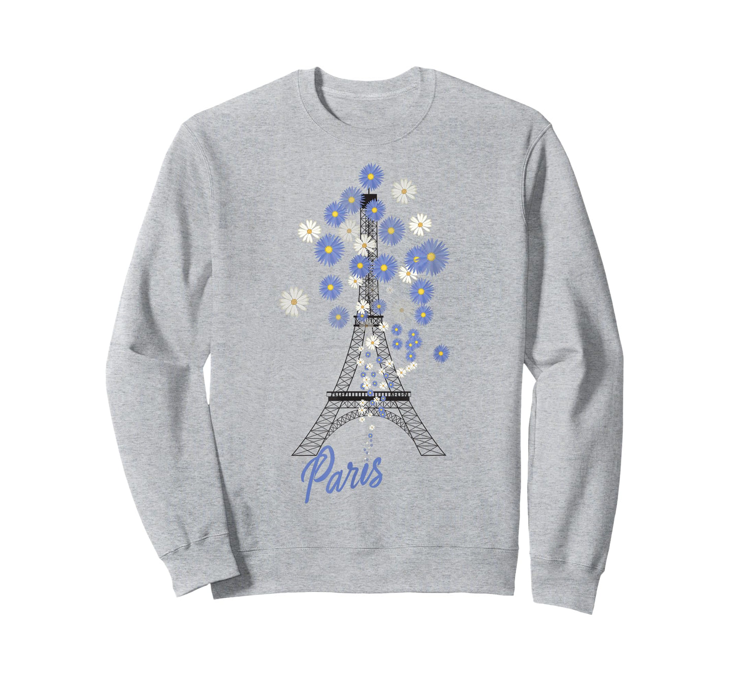 Paris Eiffel Tower France Love Parisian Home Flowers T-Shirt