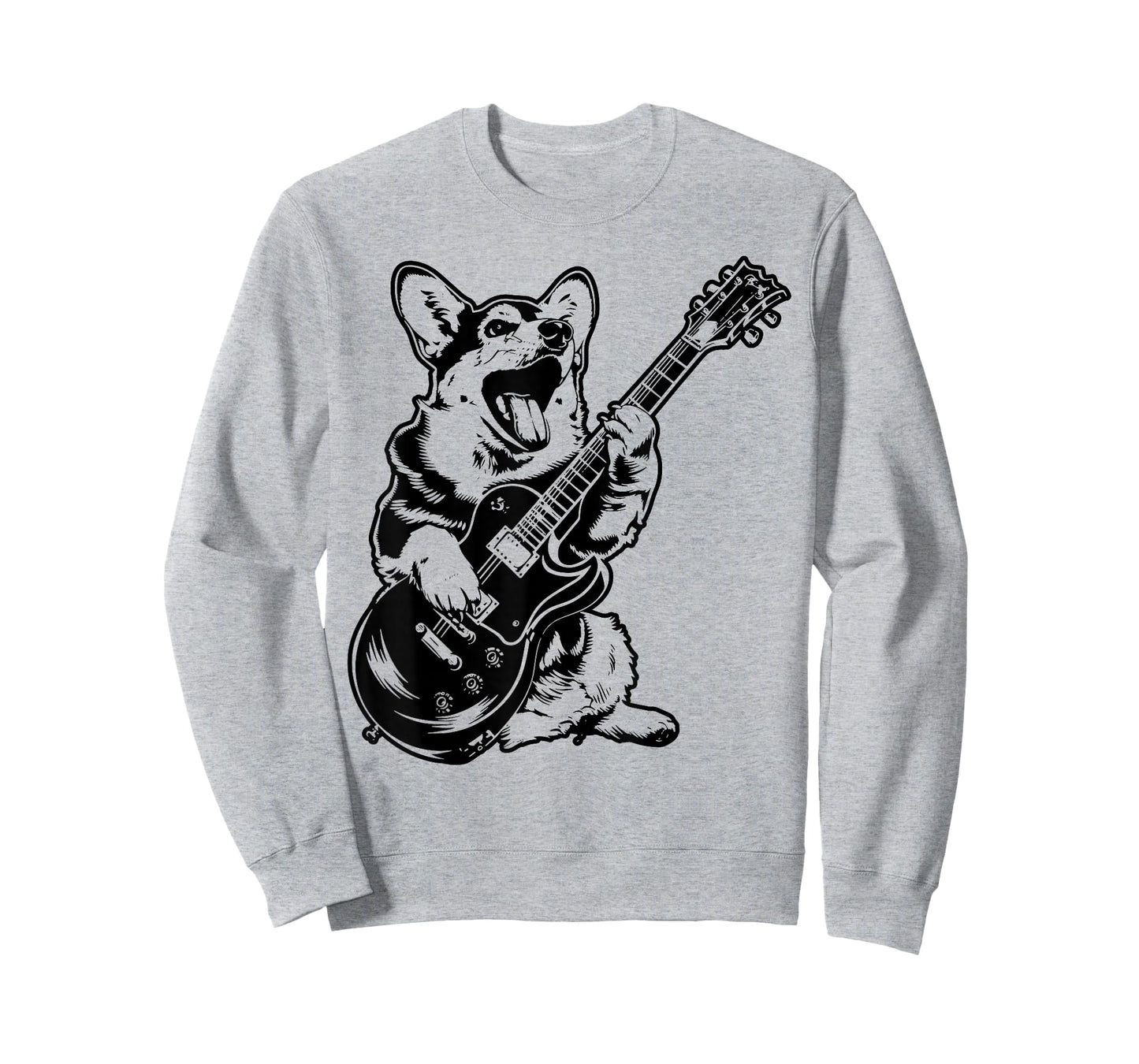 Dog Guitarist Guitar - Pembroke Welsh Corgi Dad Mom T-Shirt