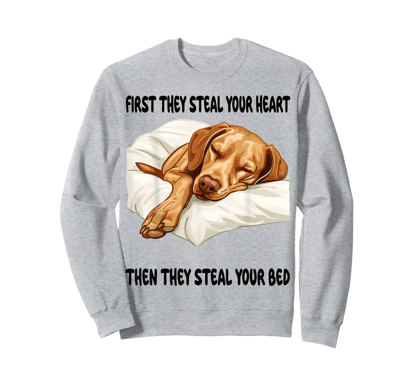 Vizsla Sleeping Pajamas Nightgown T-Shirt