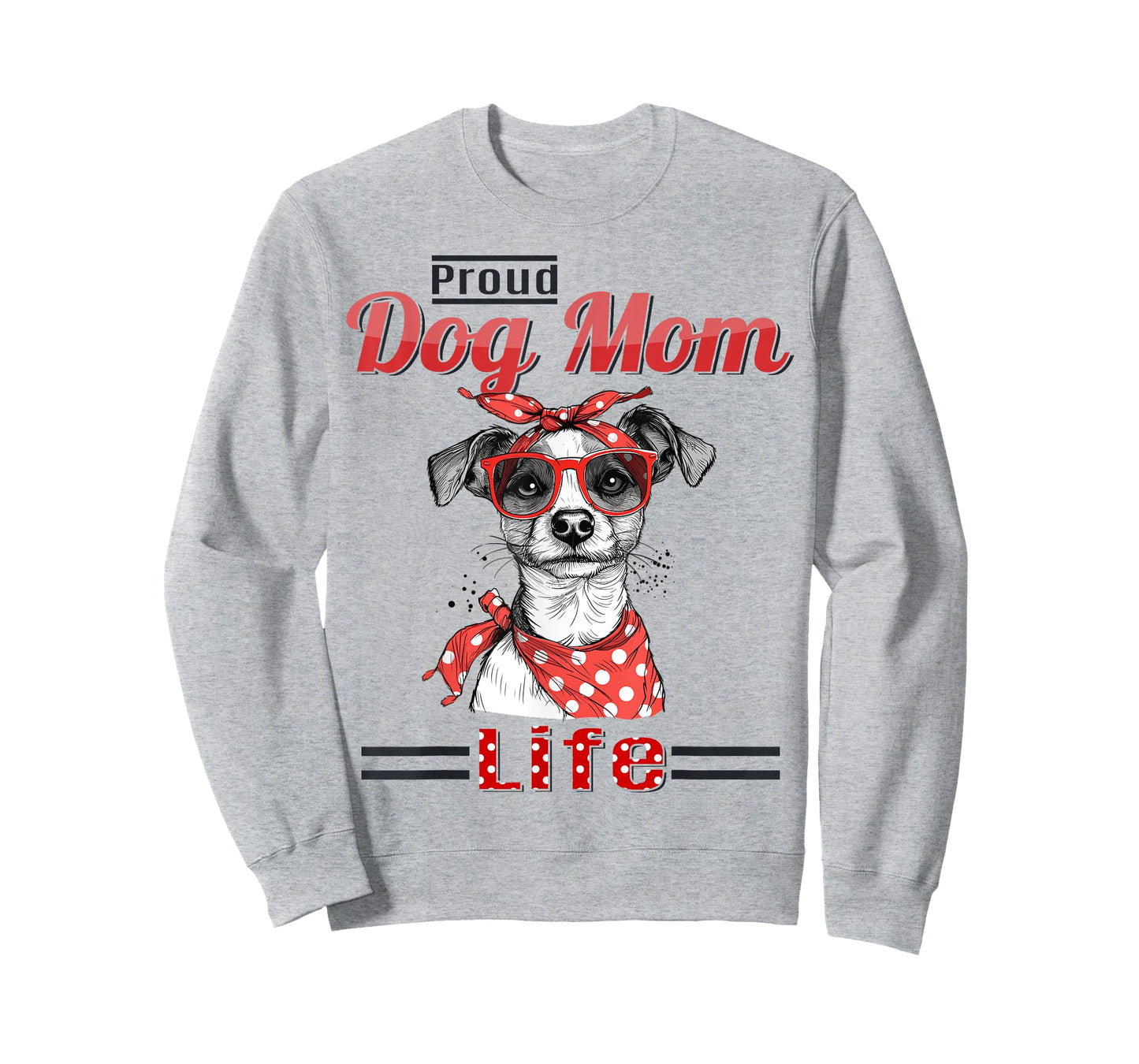 Jack Russell Terrier Dog Proud Dog Mom life Men Women Girls Kids T-Shirt