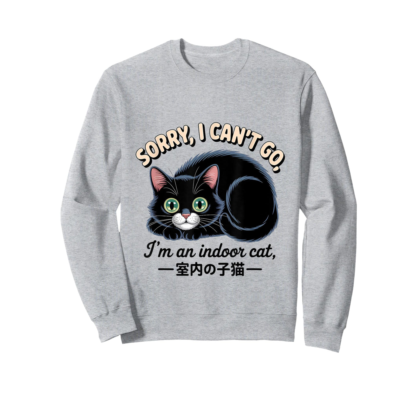 Sorry I Can’t Go I’m an Indoor Cat T-Shirt