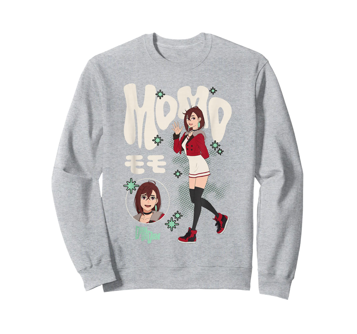Dan Da Dan Momo Ayase Waving Hand Kawaii Anime T-Shirt