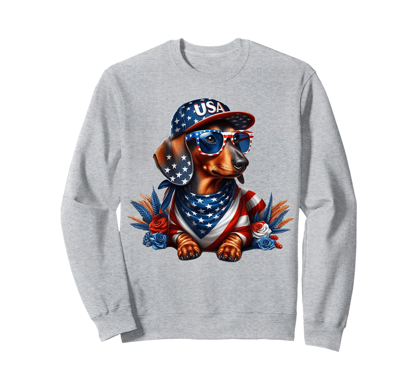 Dachshund 4th of July Patriotic Dog Dachshund Fourth of July T-Shirt
