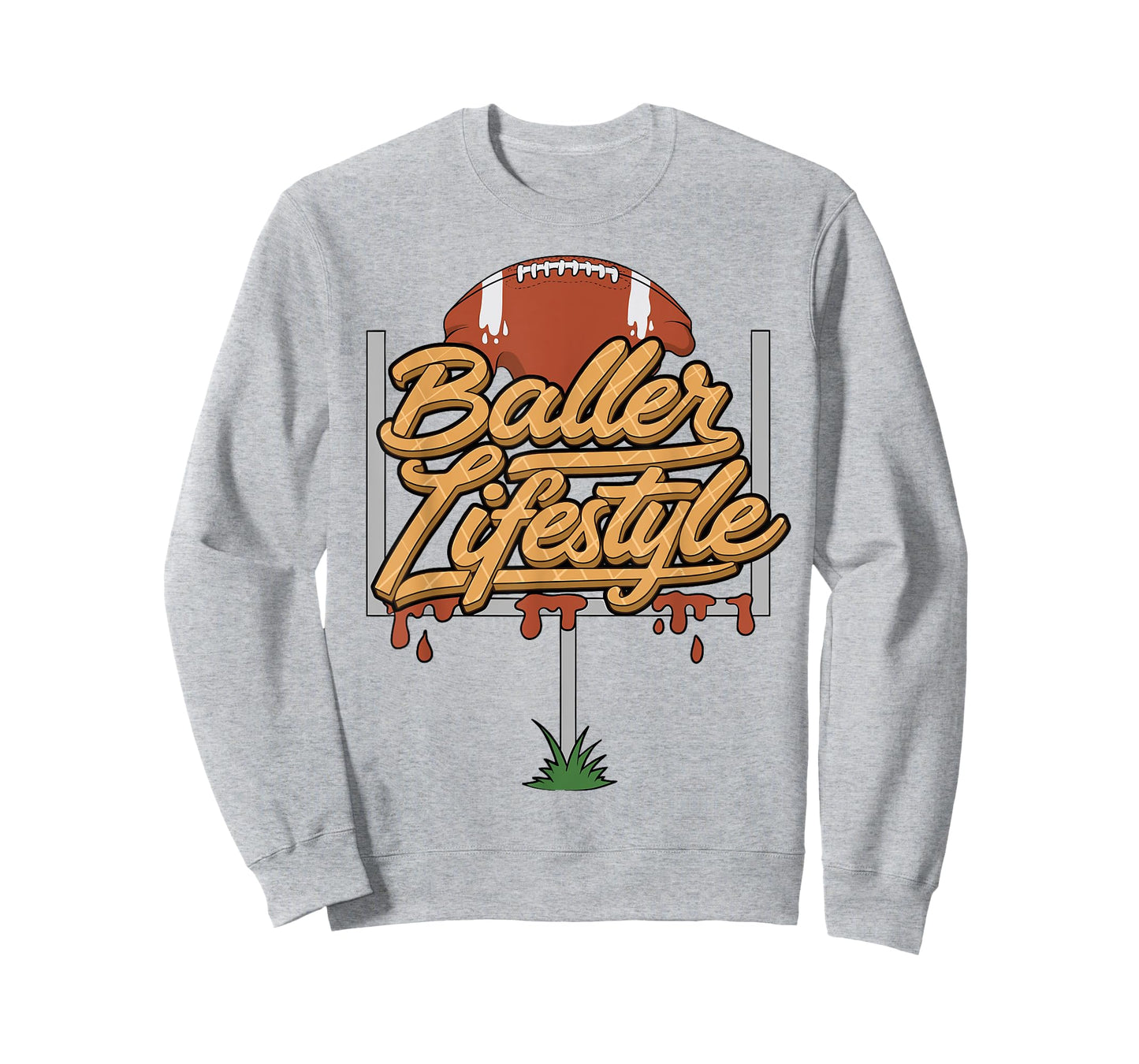 Football Lifestyle Baller Lifestyle Ice Cream Drip Men Boys T-Shirt