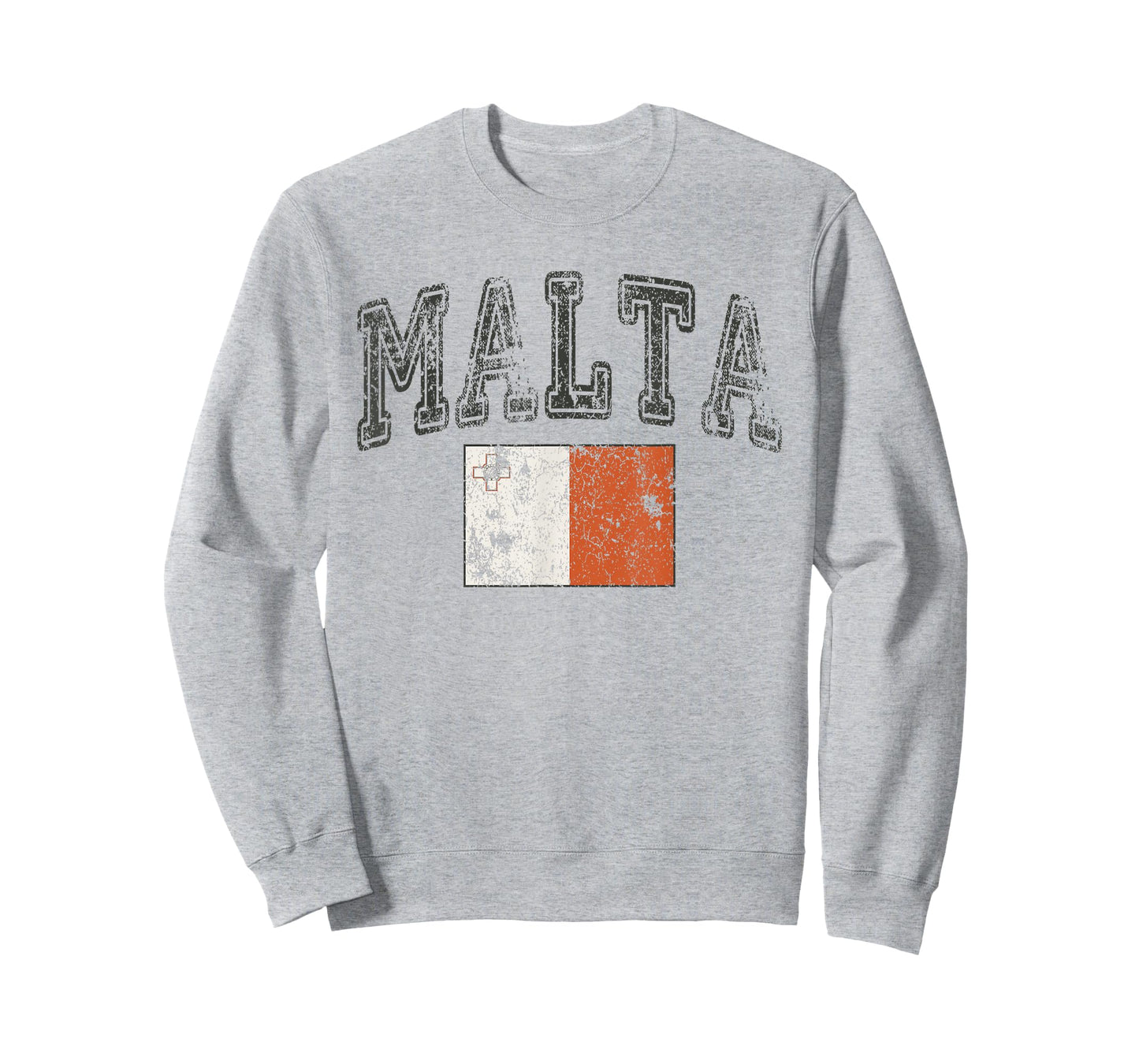 Vintage Retro Faded Malta Flag Maltese Pride T-Shirt