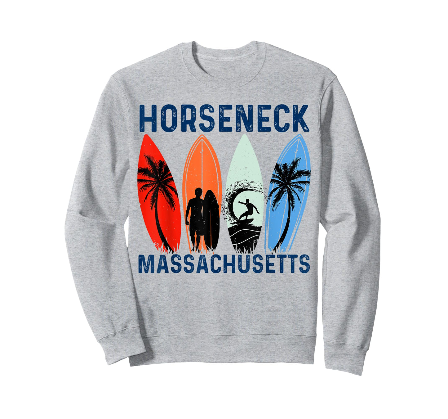 Retro Massachusetts Horseneck Surfing Beach T-Shirt