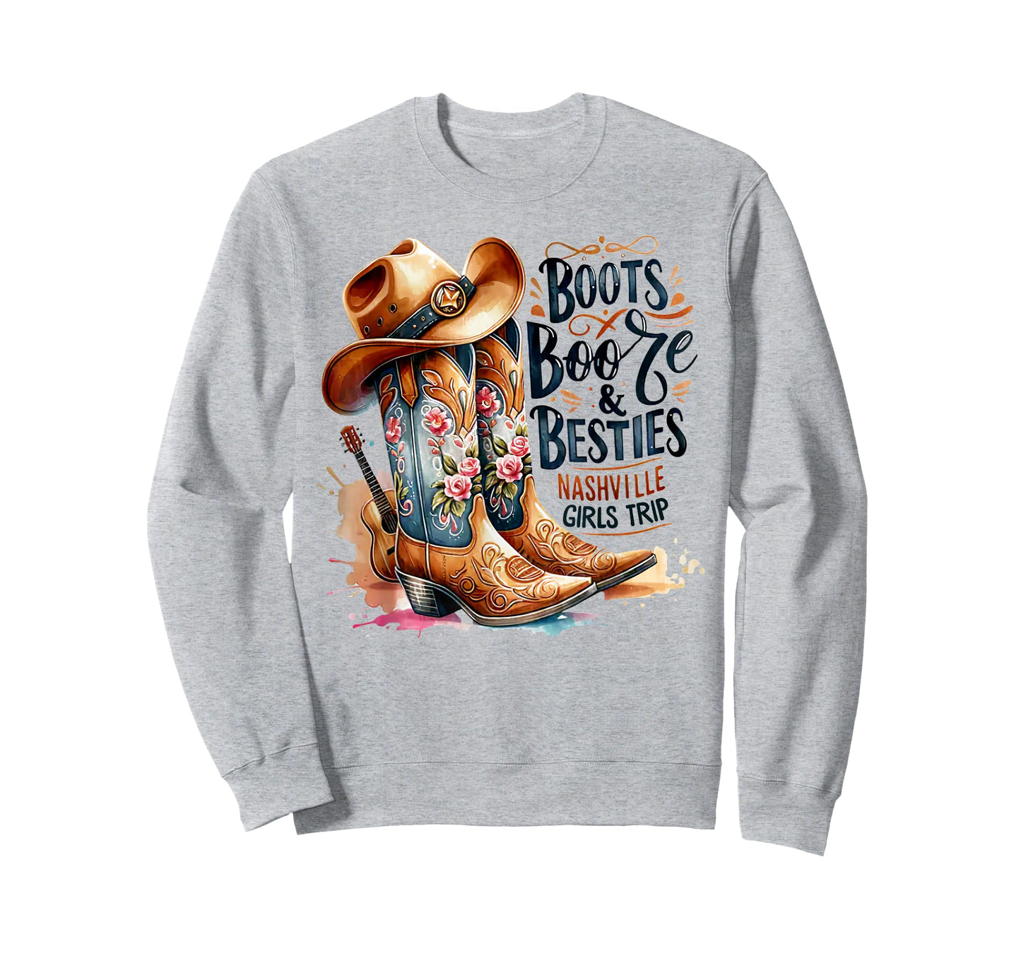 Girls Trip Nashville 2025 Weekend Boots Booze & Besties T-Shirt