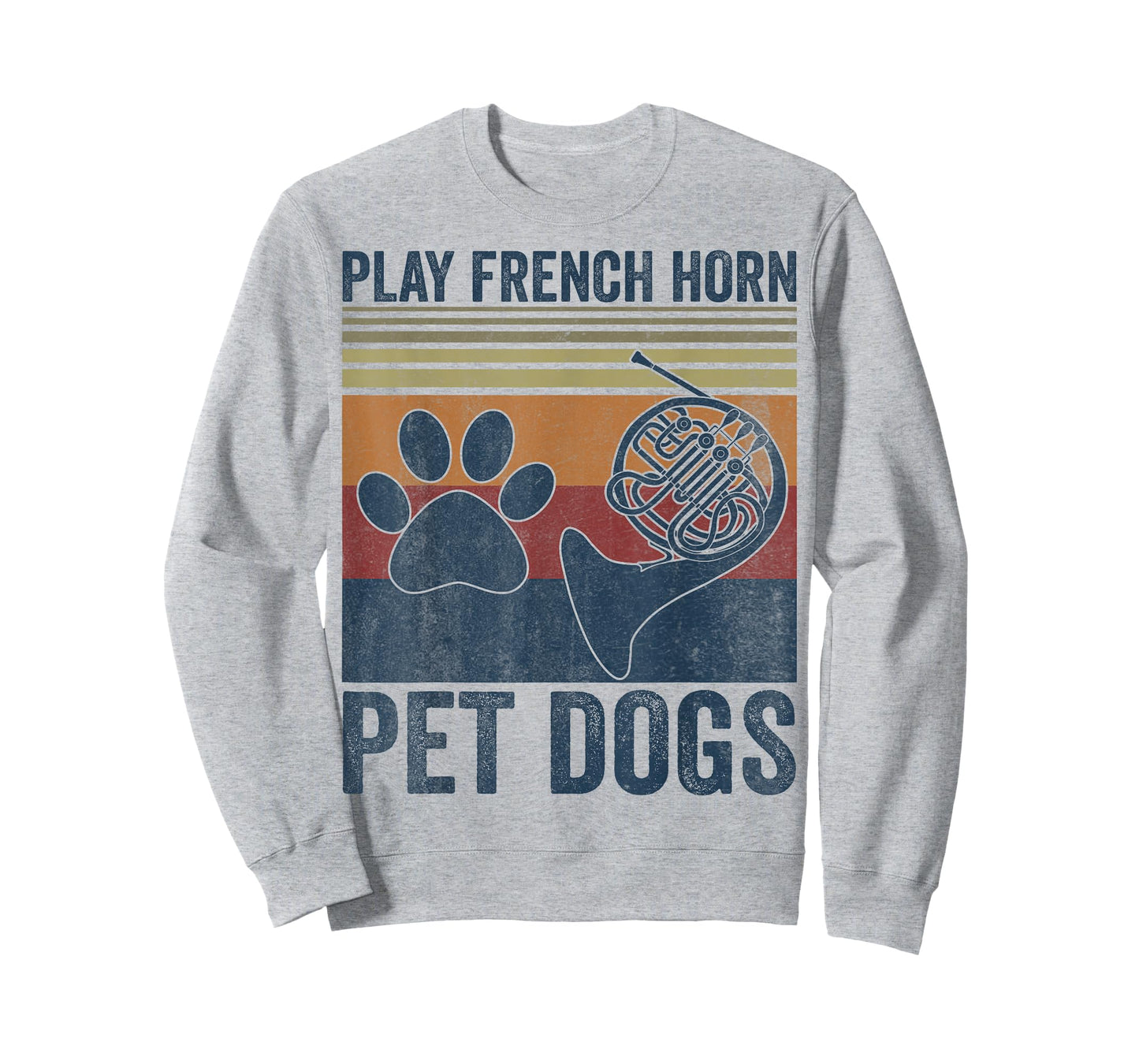 Dog Lover and French Horn Player - Pet Dogs Play French Horn T-Shirt
