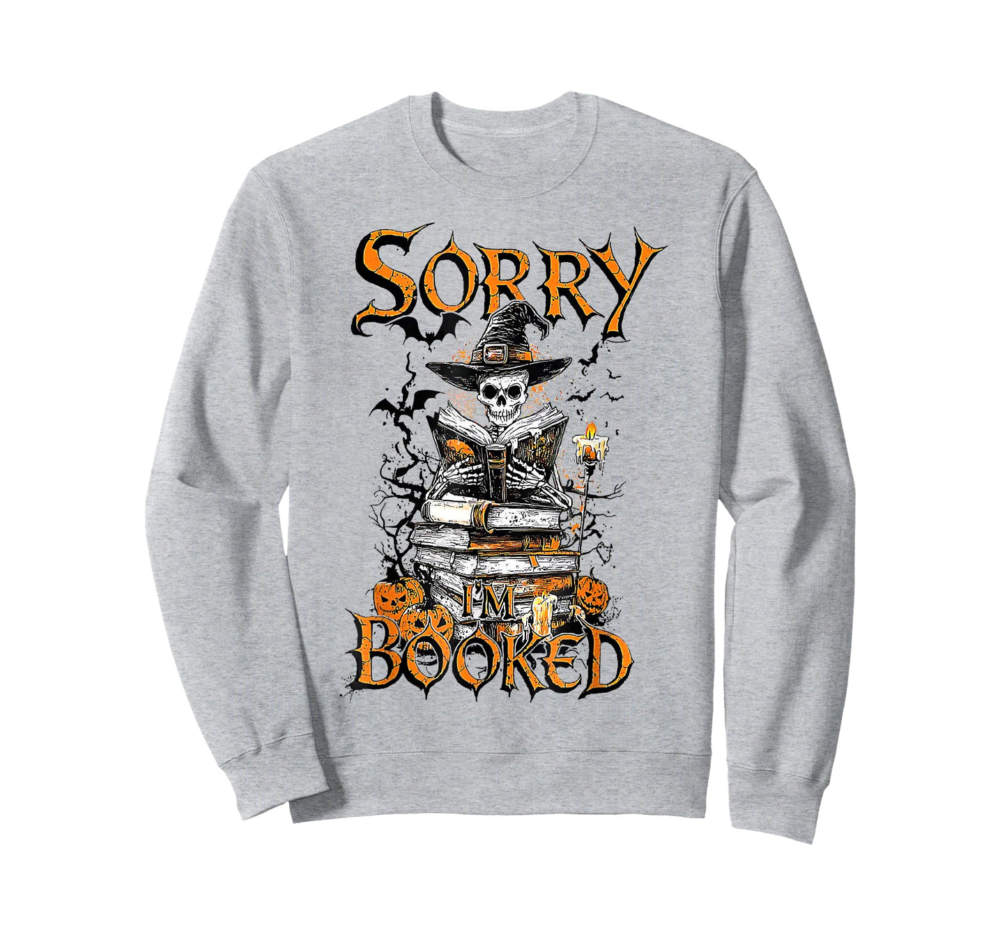 Funny Sorry I'm Booked Bookworm Book Lover Ghost Halloween T-Shirt