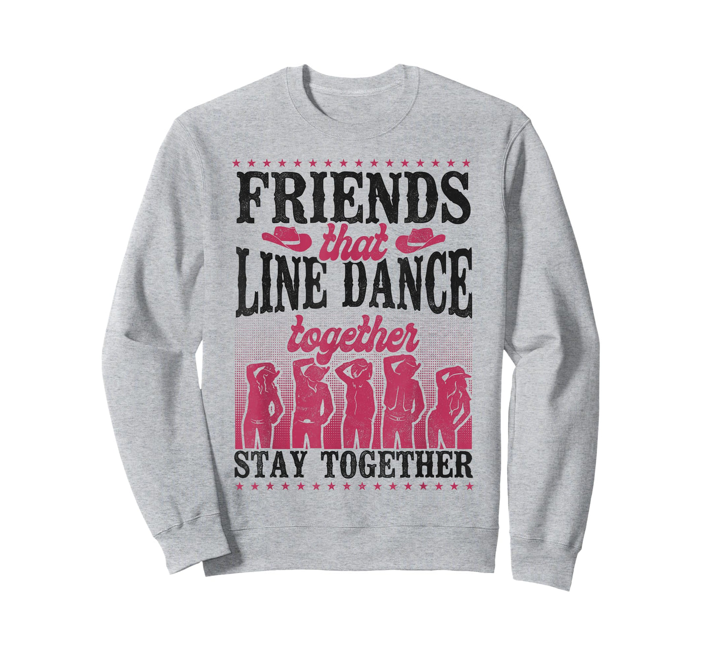 Line Dancing Dance Teacher Friends Buddies Besties Friends T-Shirt