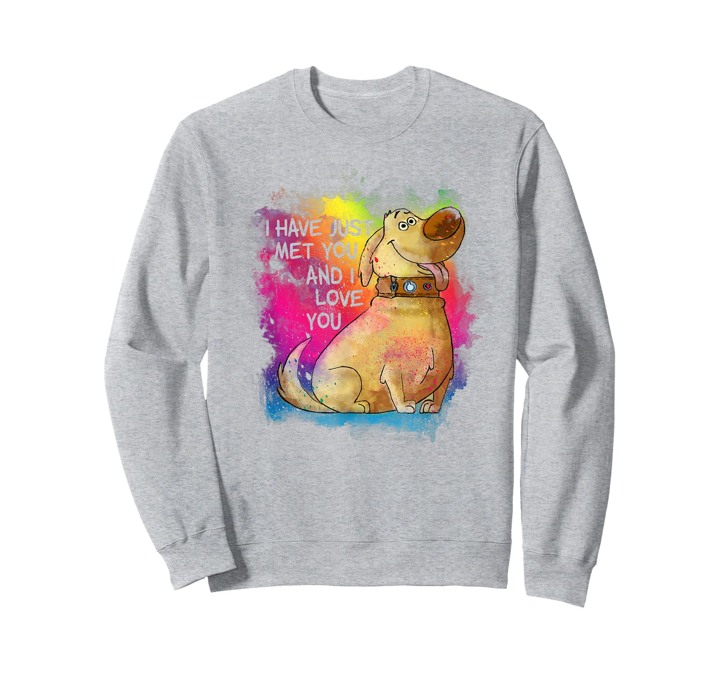 Disney Pixar Up Dug I Have Just Met You Rainbow T-Shirt