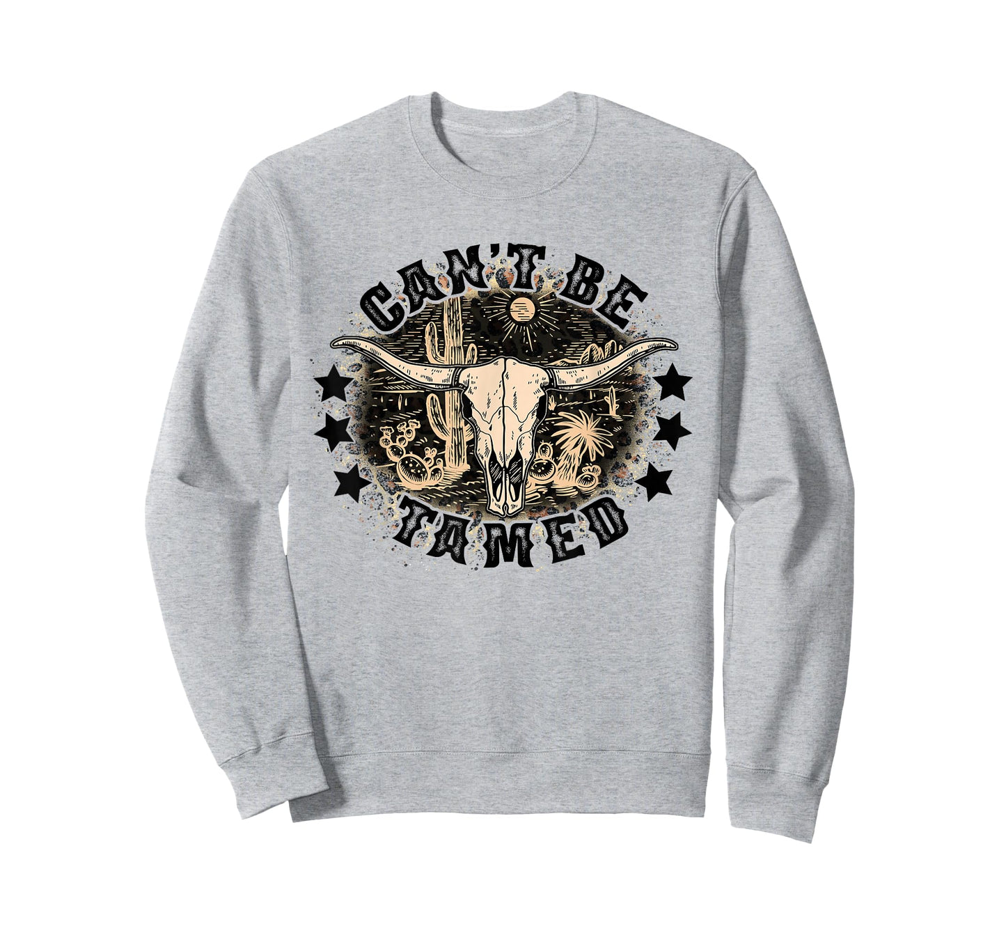 can't be tamed western skull T-Shirt