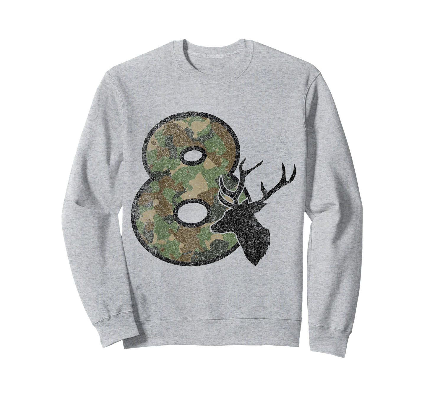 Country Boys Camo 8 Eight Year Old Birthday Deer Hunter T-Shirt