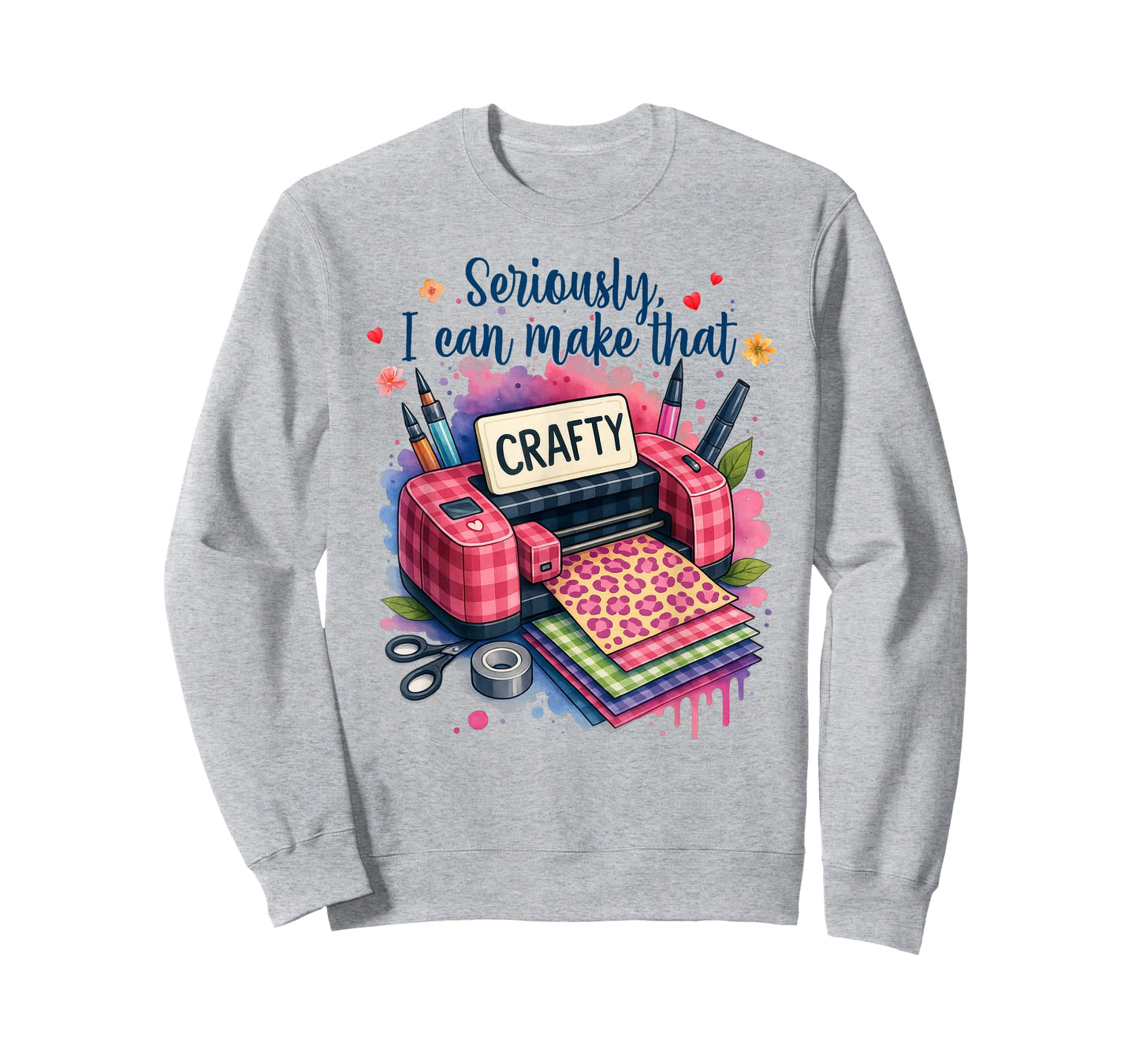 Funny Crafter DIY Craft Scrapbook Seriously I Can Make That T-Shirt