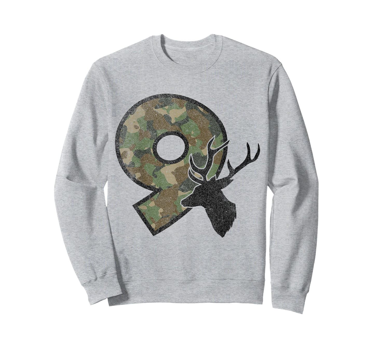 9 Nine Year Old Boy Ninth Birthday Country Camo Deer Hunter T-Shirt