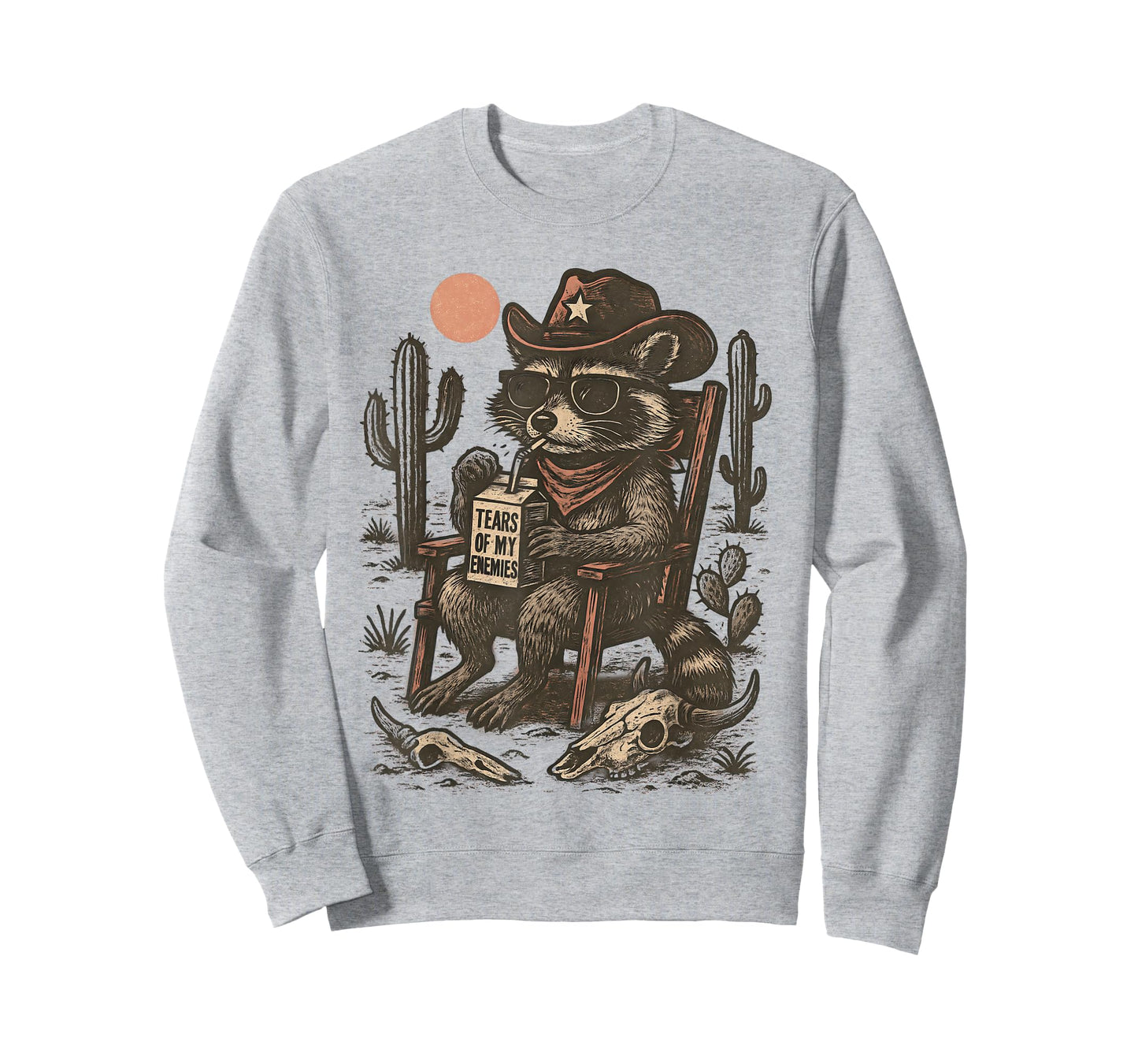 Cowboy Raccoon Funny Western Country Wild West Rodeo T-Shirt