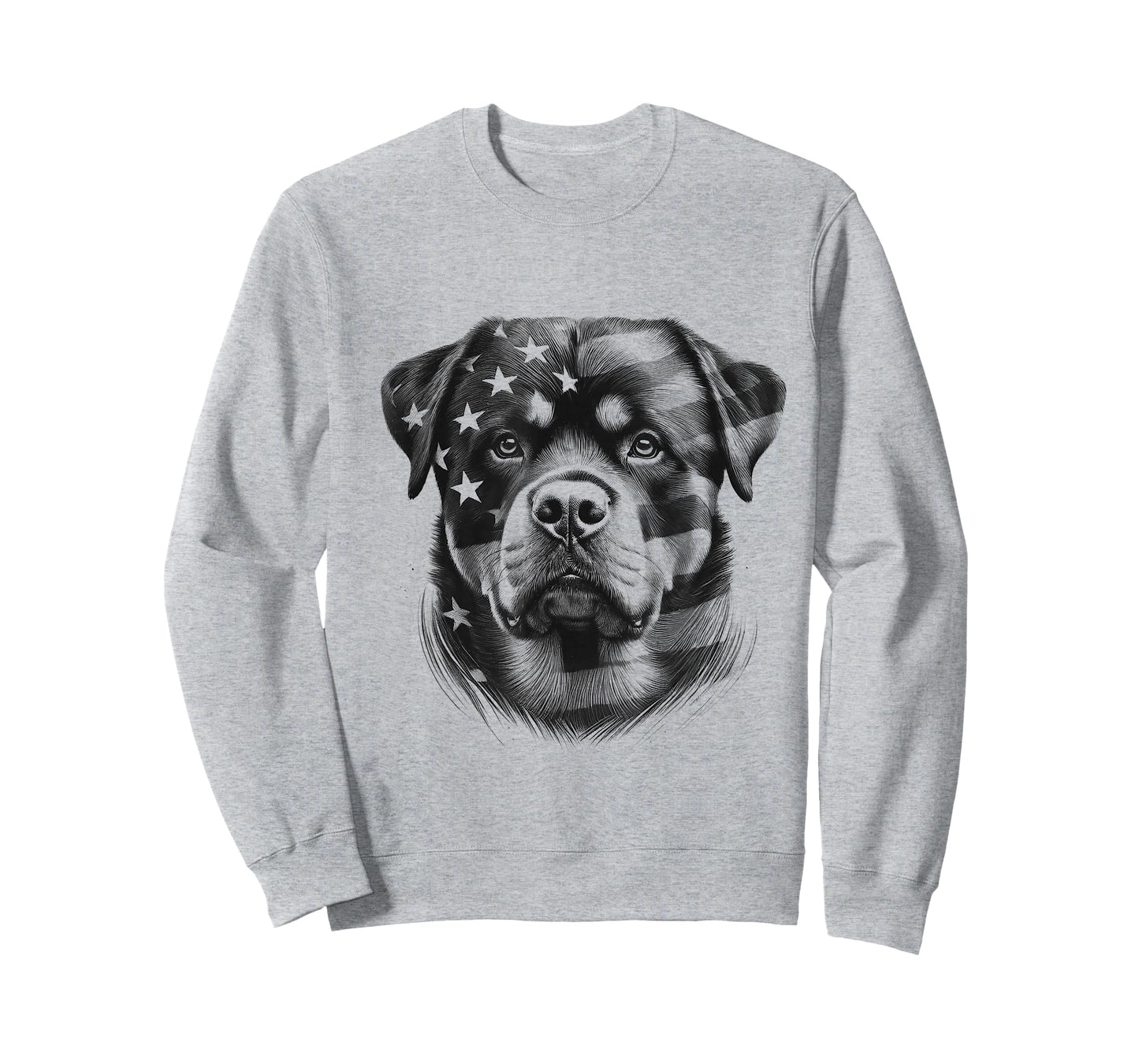 Rottweiler Rottie Dog American Flag 4th Of July Design Idea T-Shirt