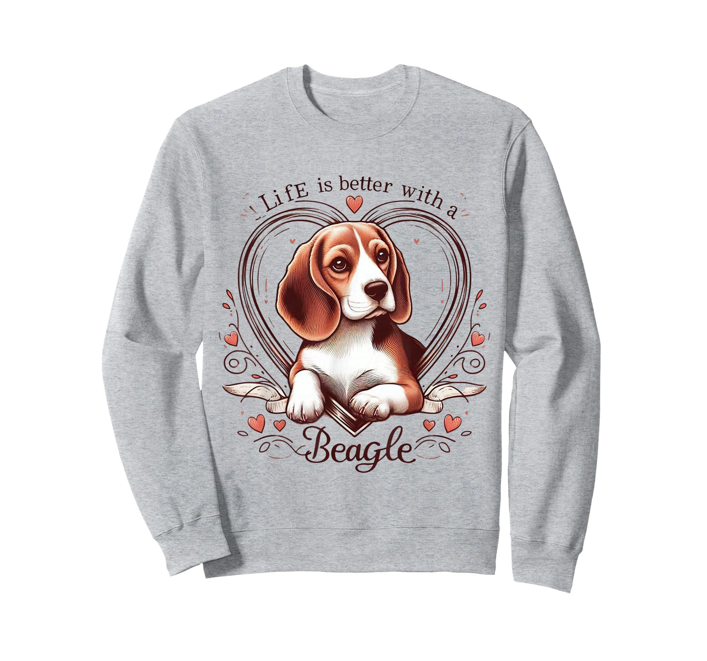Life is Better with A Beagle Cute Dog Lover Apparel Funny T-Shirt