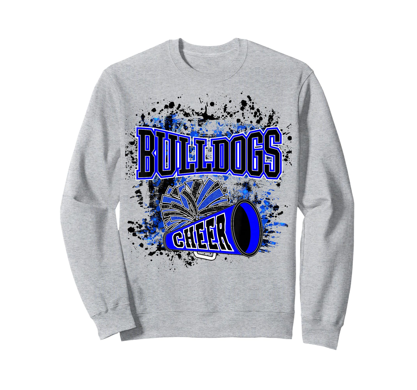 Go Bulldogs Cheer Women Bulldogs Girls School Spirit T-Shirt