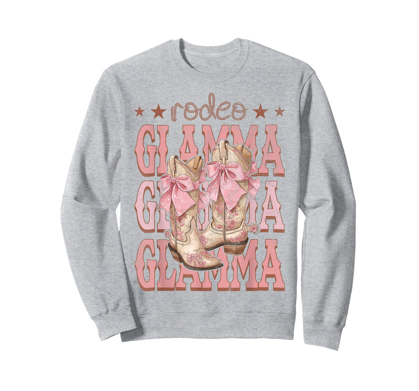 Rodeo Glamma Pink Boots Coquette Cow-Girl Birthday Party T-Shirt