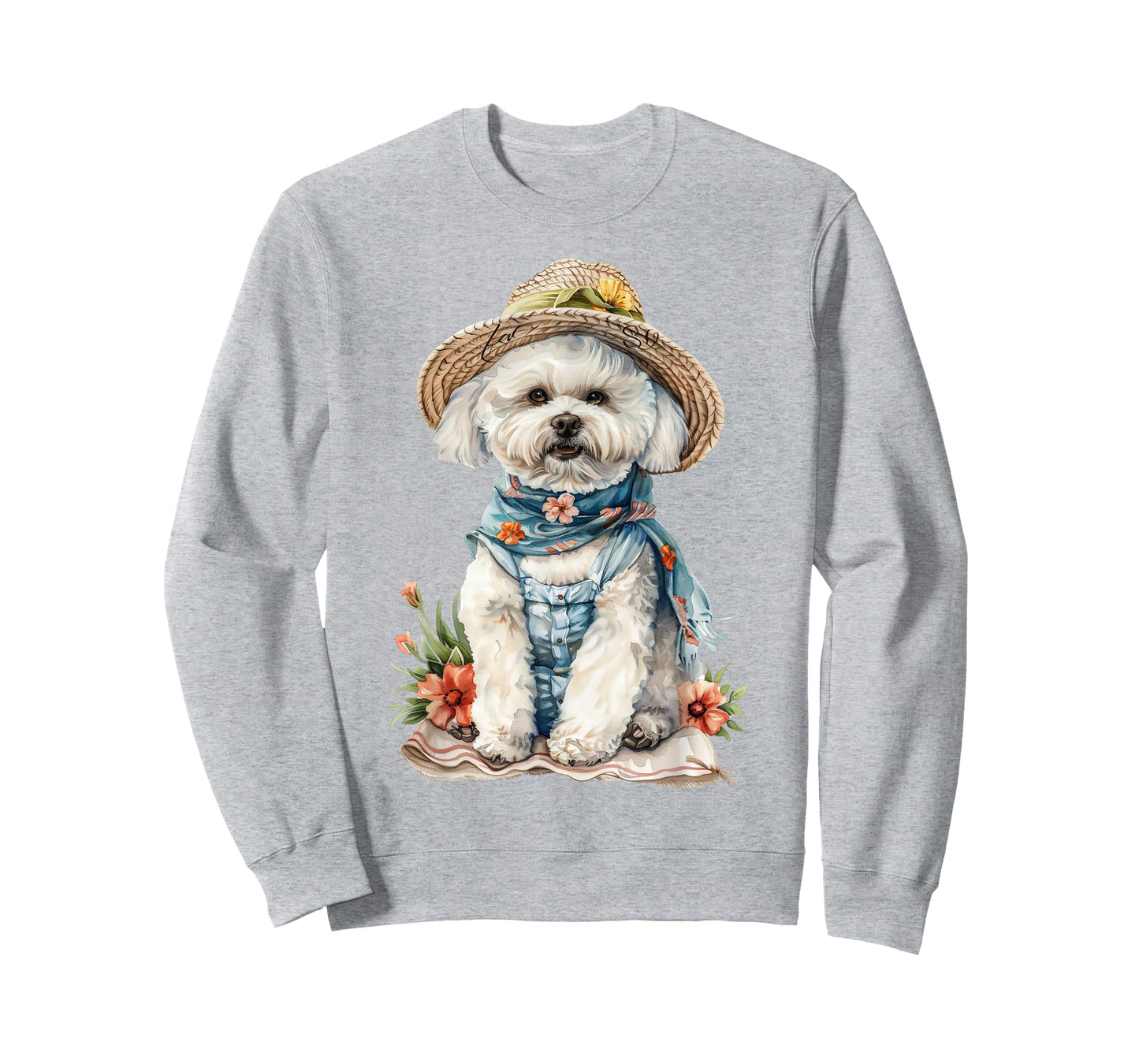 Summer Dog Bichon Frise T-Shirt for Men Women Girls Kids