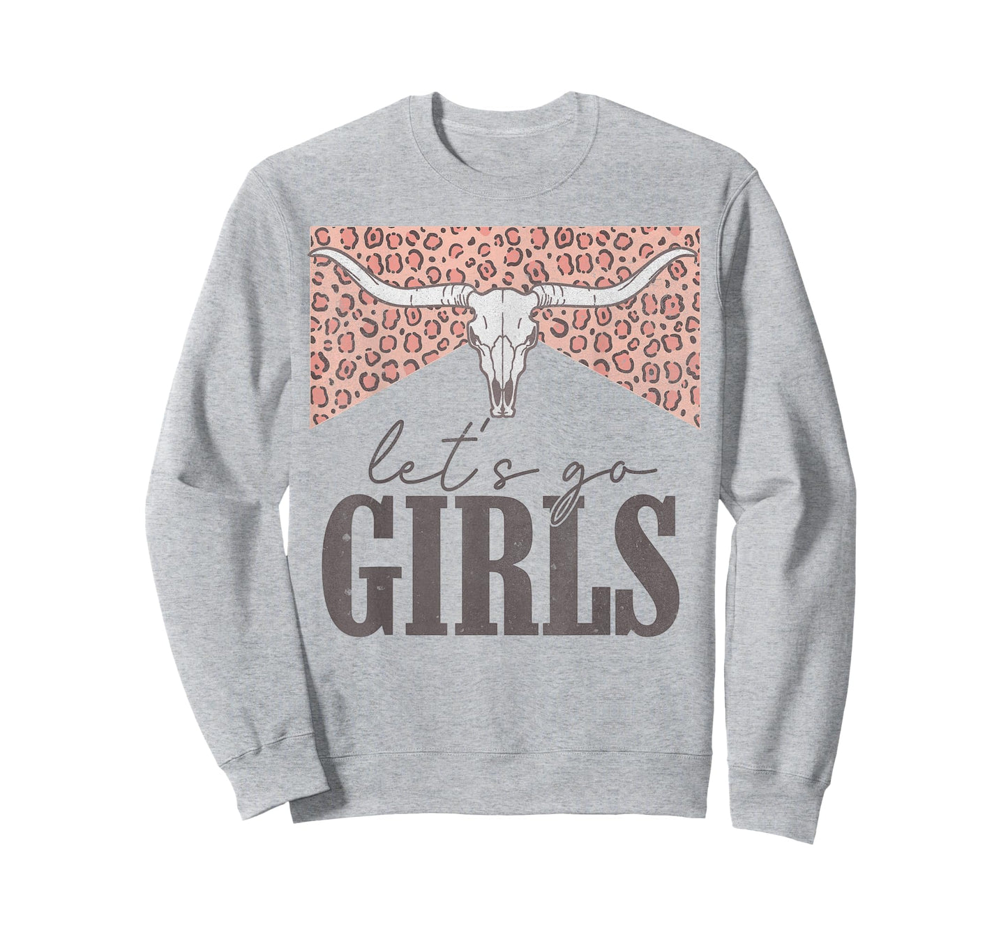 Let's Go Girls Vintage Leopard Western Rode Country Cowgirls T-Shirt
