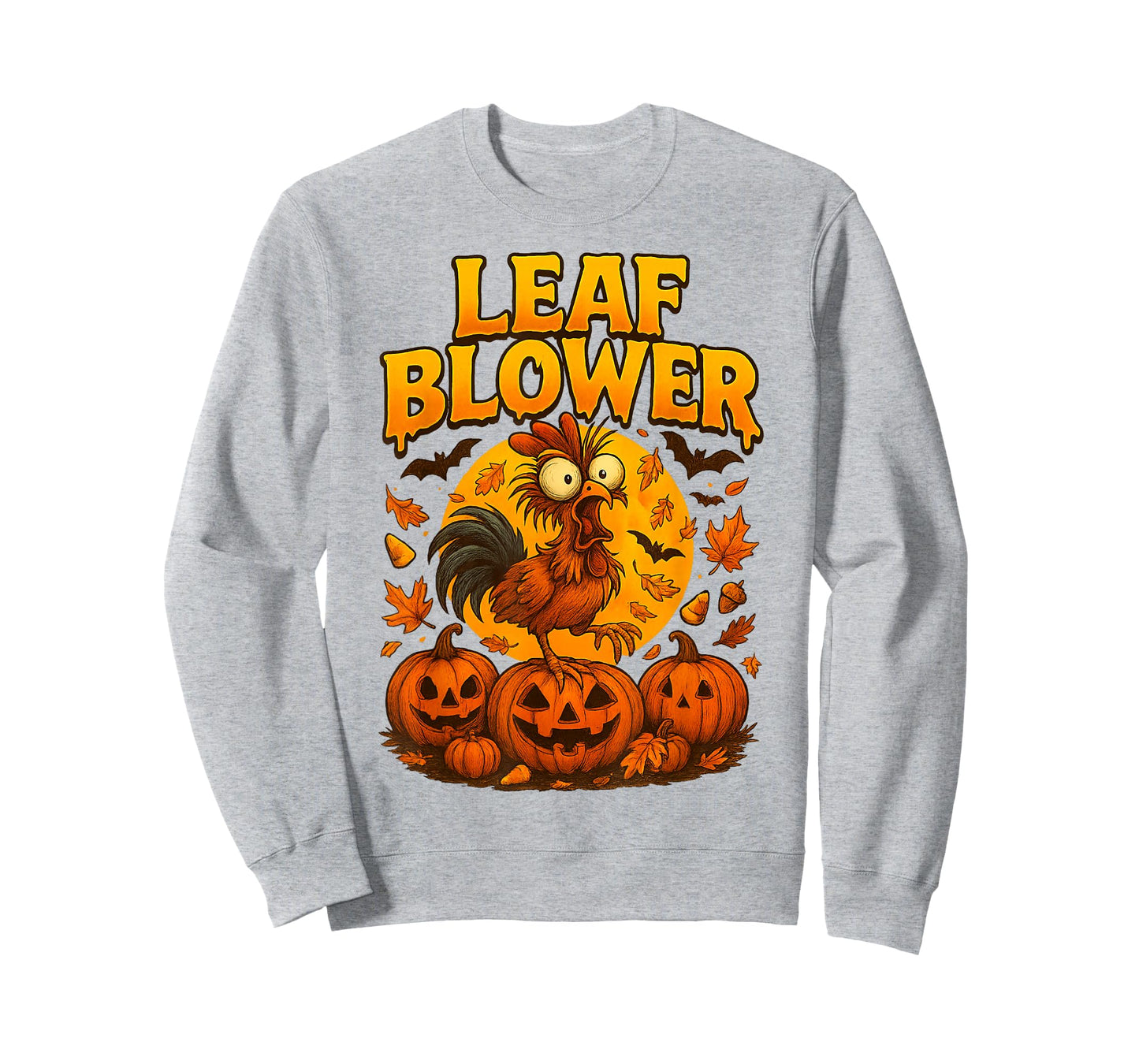Funny Chicken Leaf Blower Chicken Rooster Farm Life Cozy T-Shirt