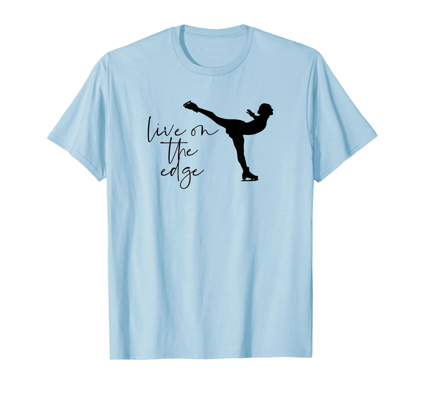 Figure Skating TShirt Cute Funny Women Girls Ice Skating T-Shirt