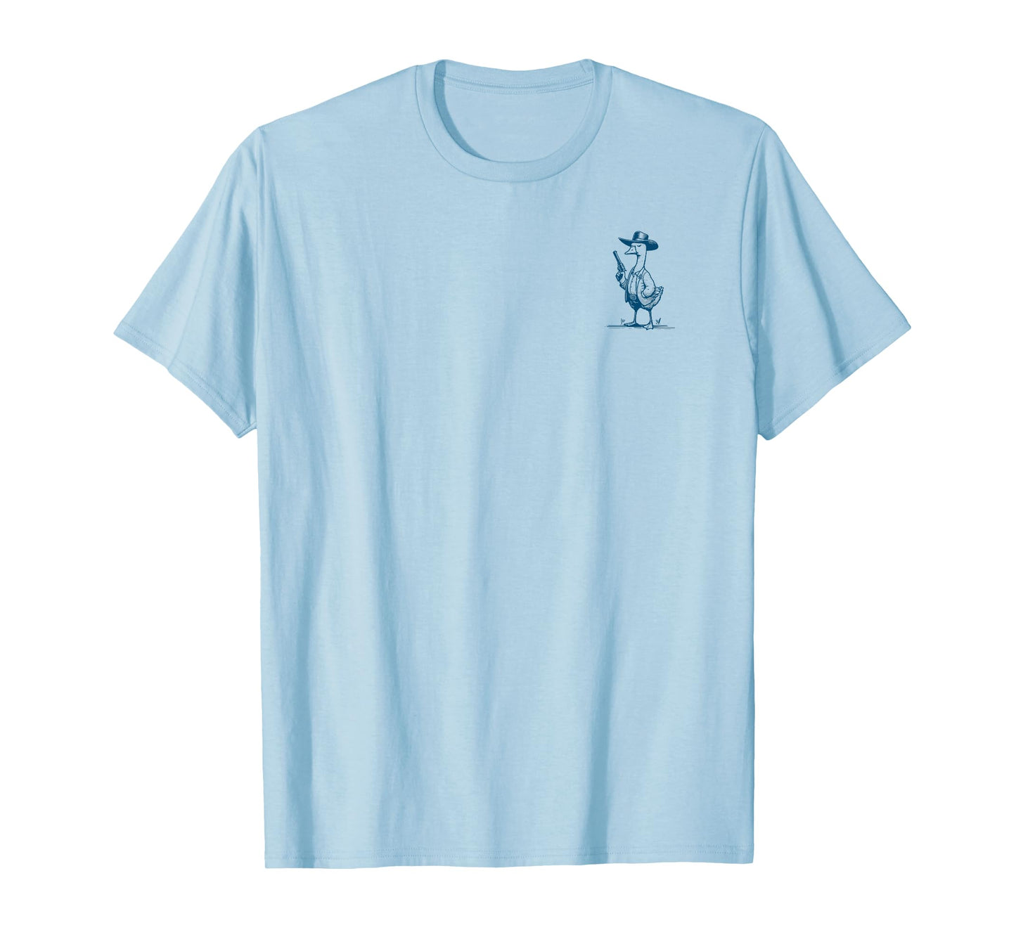 Today I'm A Serious Goose Funny Cowboy Goose T-Shirt