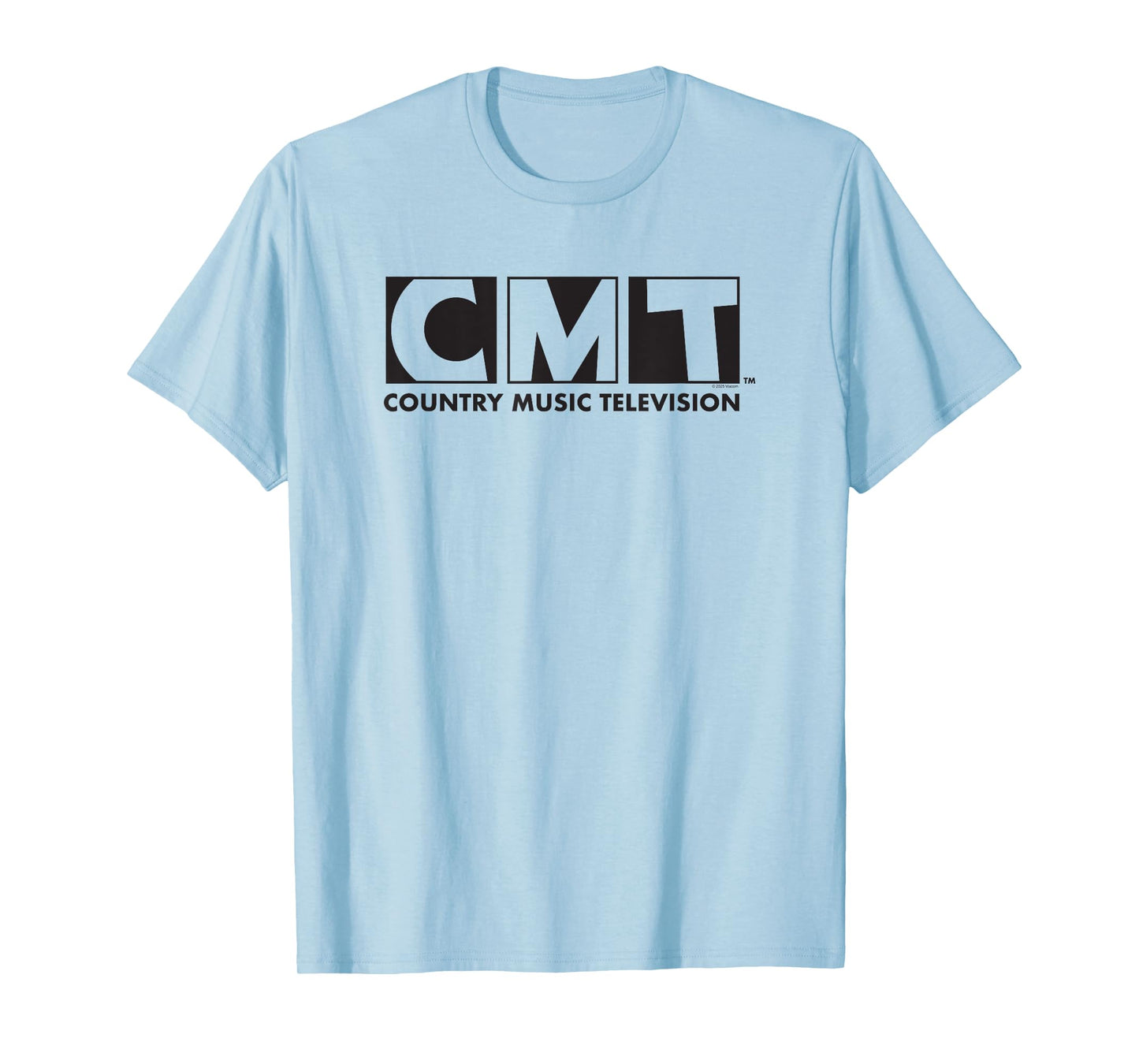 CMT Country Music Television Classic Black Letter Logo T-Shirt