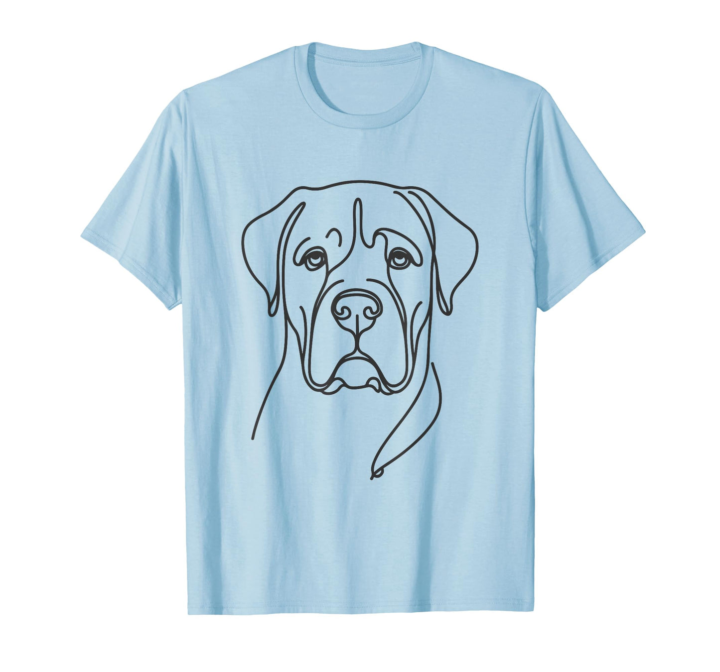 Line Art Dad Mom Dog - Cane Corso T-Shirt
