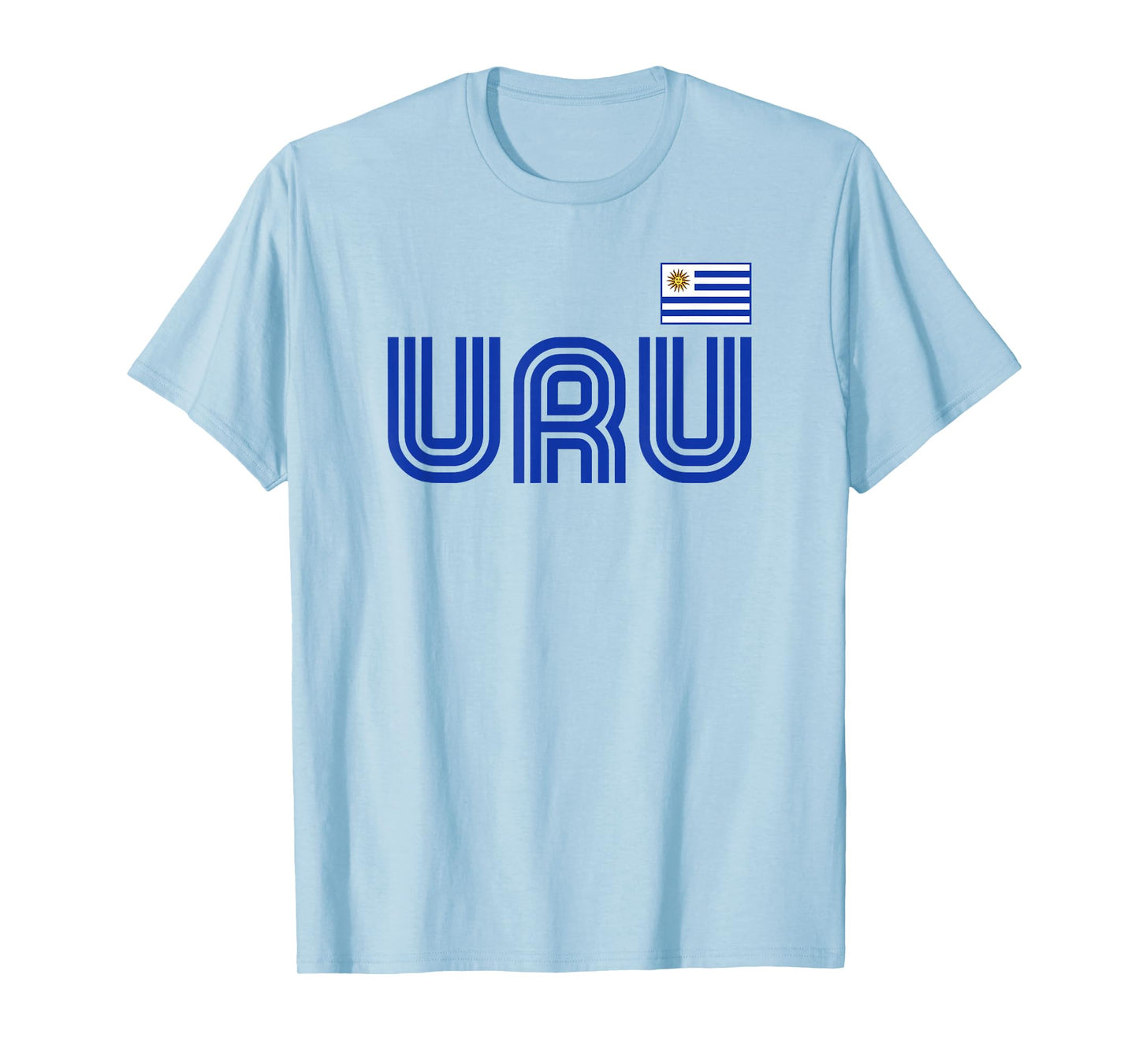 Uruguay Flag Retro International Country Uruguayan Pride T-Shirt