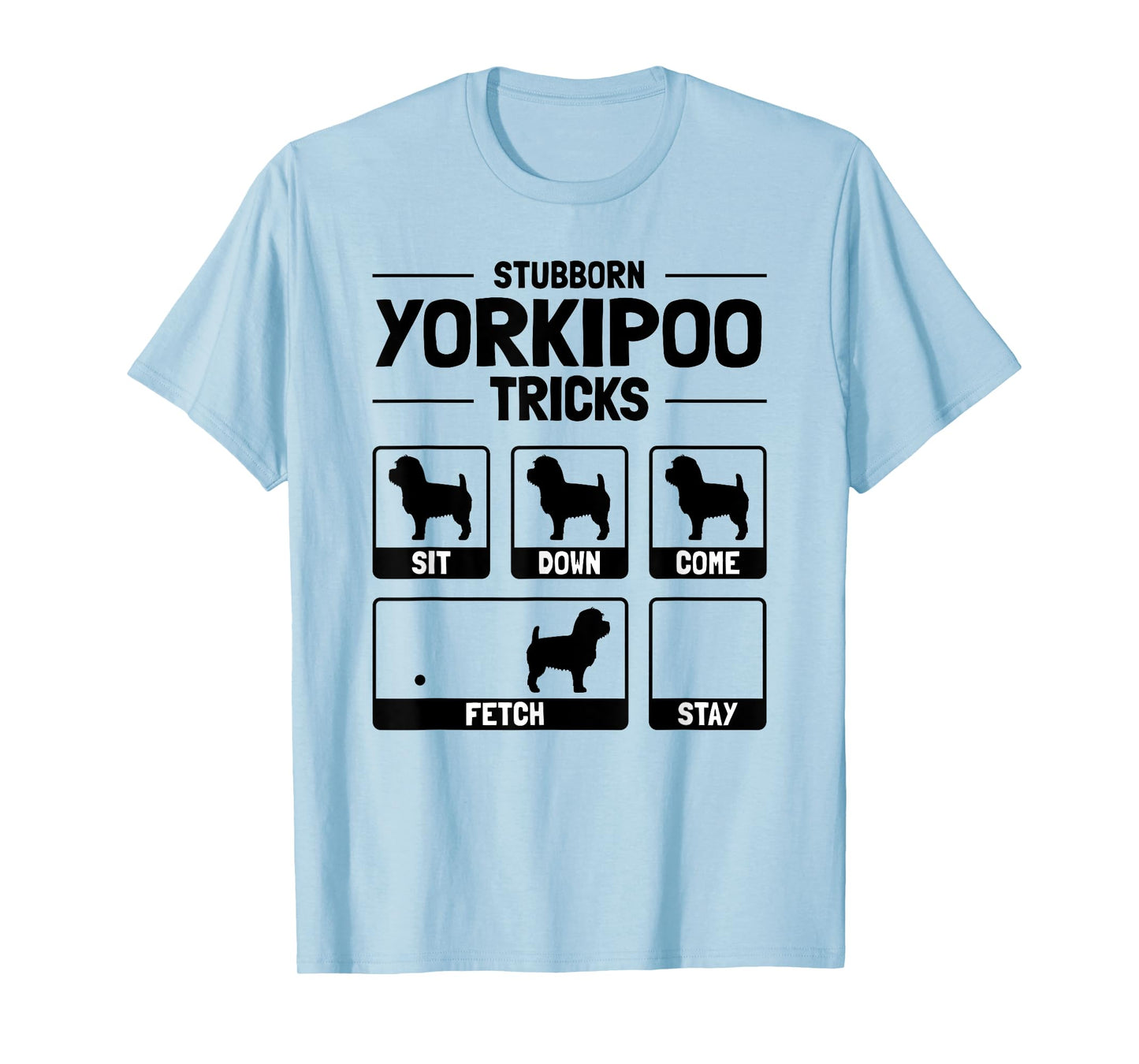 Hilarious Yorkipoo Dog Owner Meme Dog Training Tee Men Women Kids T-Shirt