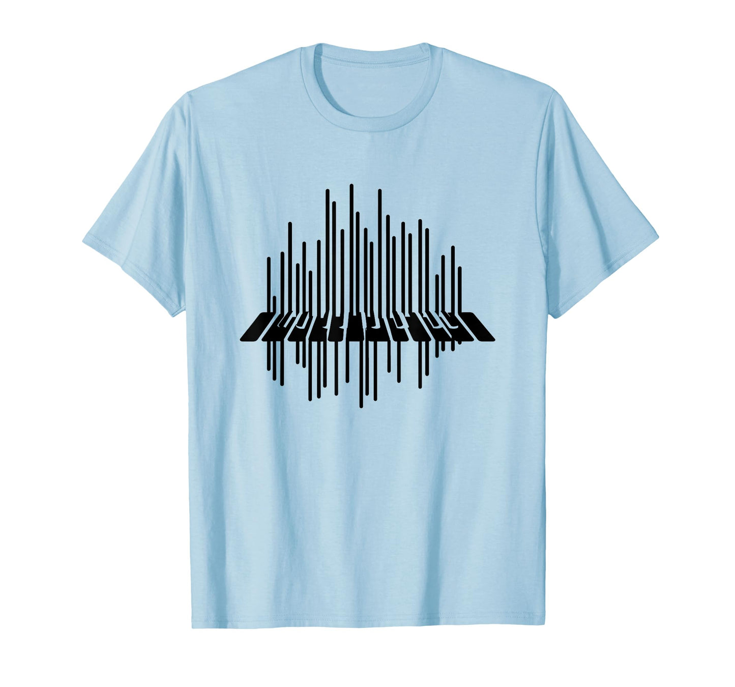 Piano Keys Sketch Piano Practice Pianist T-Shirt