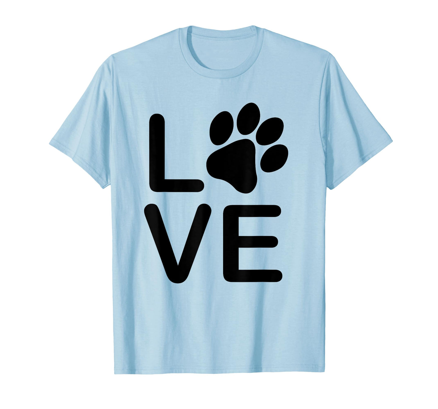 I Love My Dog Tshirt - Womens Girls Guys Paw Print t-shirts. T-Shirt