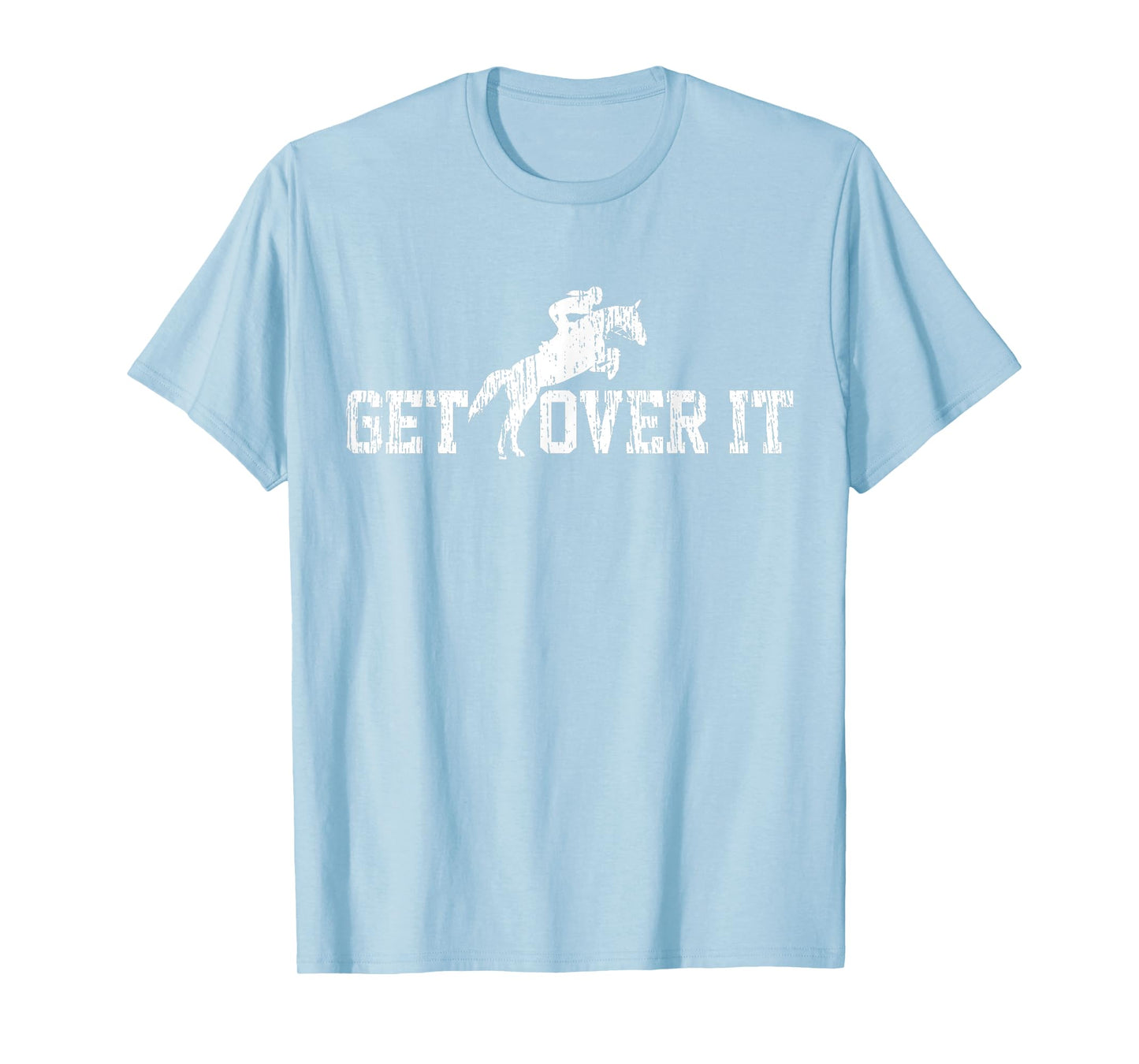 Show Jumping Horse Vintage Gift Horse Riding T-Shirt