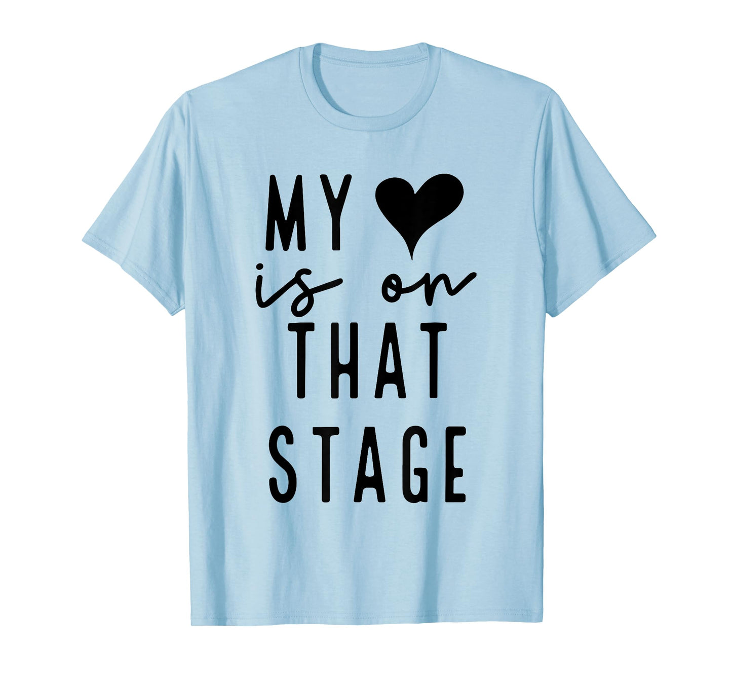 Dance Mom Retro My Heart Is On That Stage Dance Recital T-Shirt