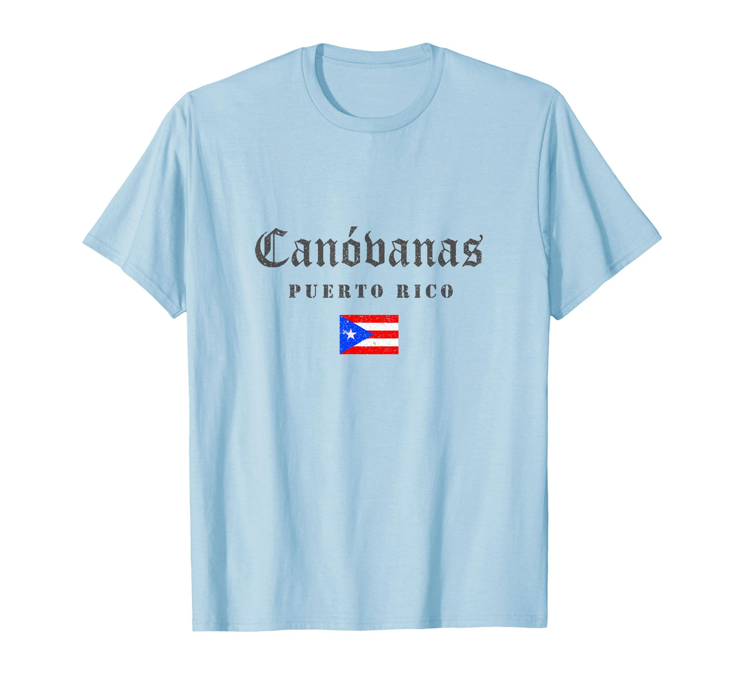 Vintage Canóvanas Puerto Rico Flag Pride Home Root Travel T-Shirt