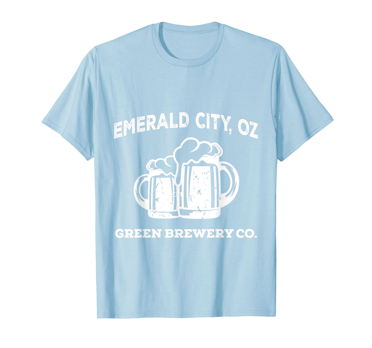 Wizard of Oz Emerald City Brewery Costume Halloween Adult T-Shirt