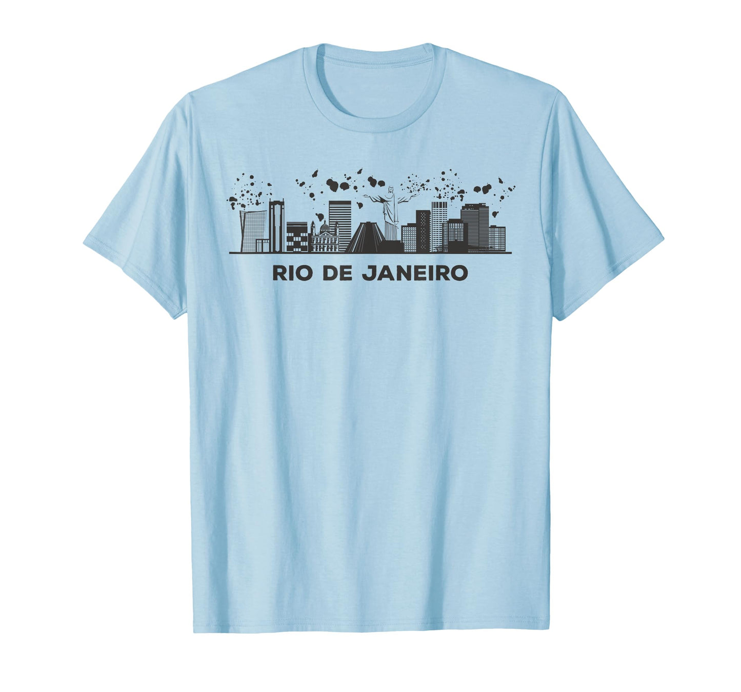 Fluminense Skyline Colorful Cityscape Rio De Janeiro T-Shirt
