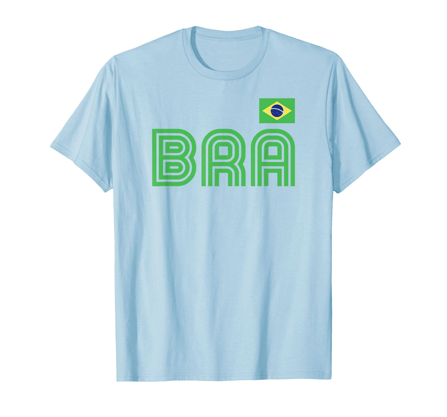 Brazil Flag Retro International Country Brasil Pride T-Shirt