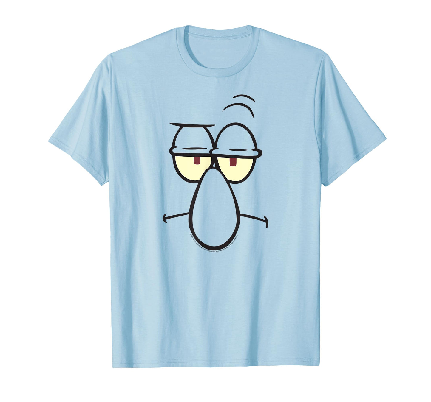 SpongeBob SquarePants Serious Squidward Face Cartoon Costume T-Shirt