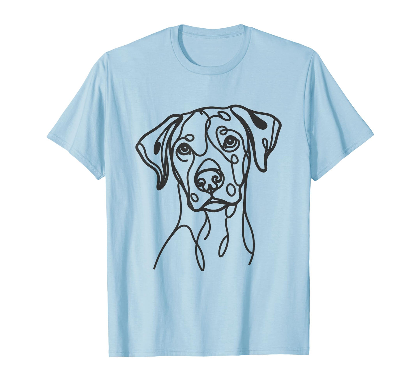 Line Art Dad Mom Dog - Catahoula Leopard T-Shirt