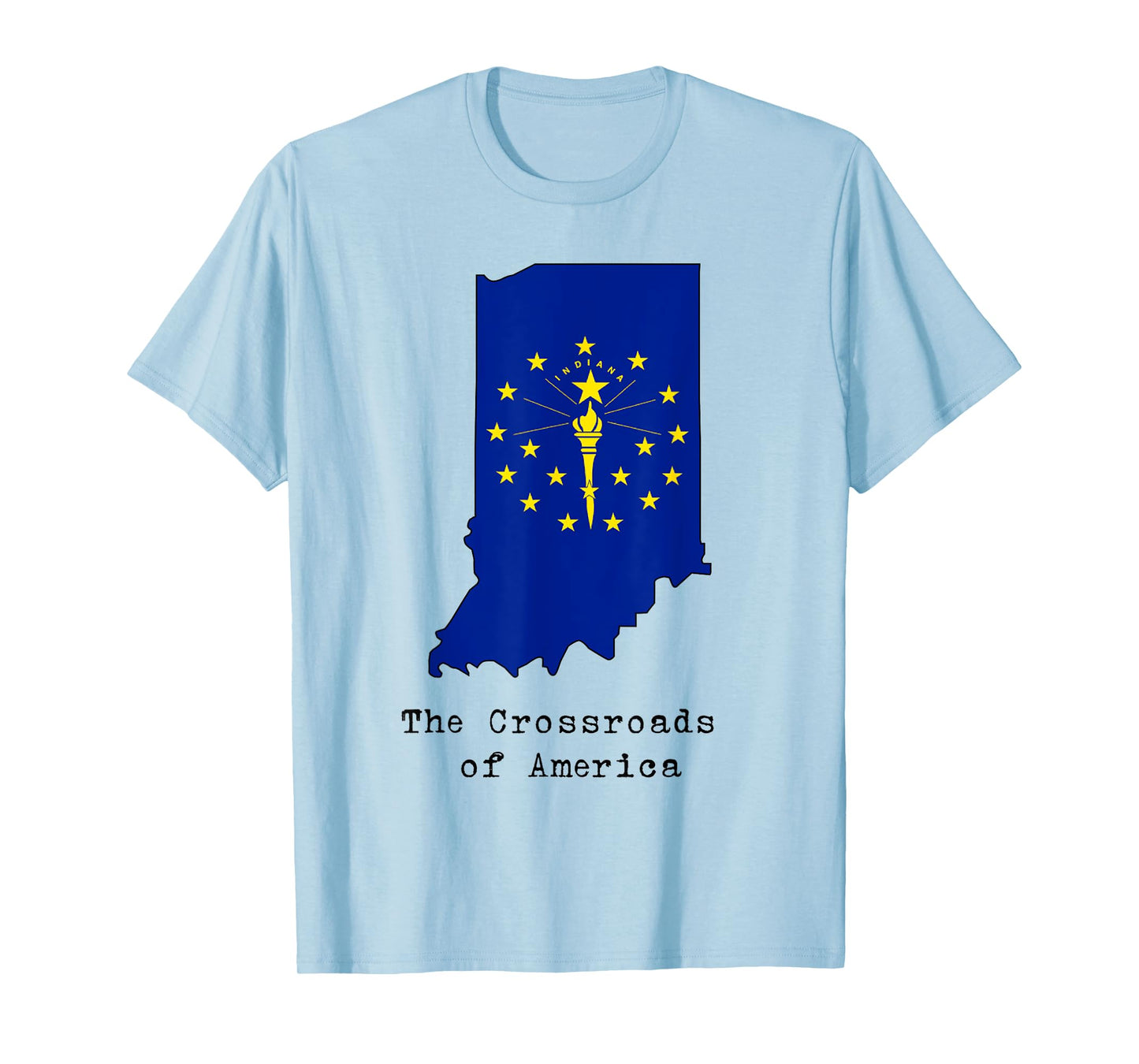 Indiana Crossroads US Home State Souvenir Hometown T-Shirt