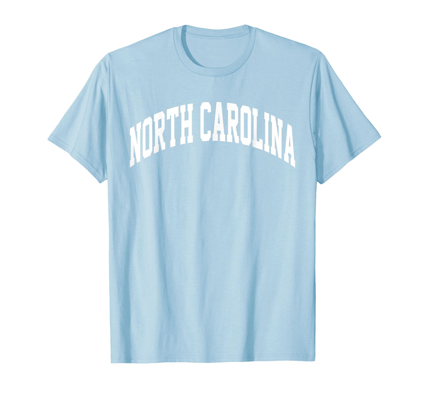 Retro North Carolina Blue Souvenir Simple North Carolina Tee T-Shirt