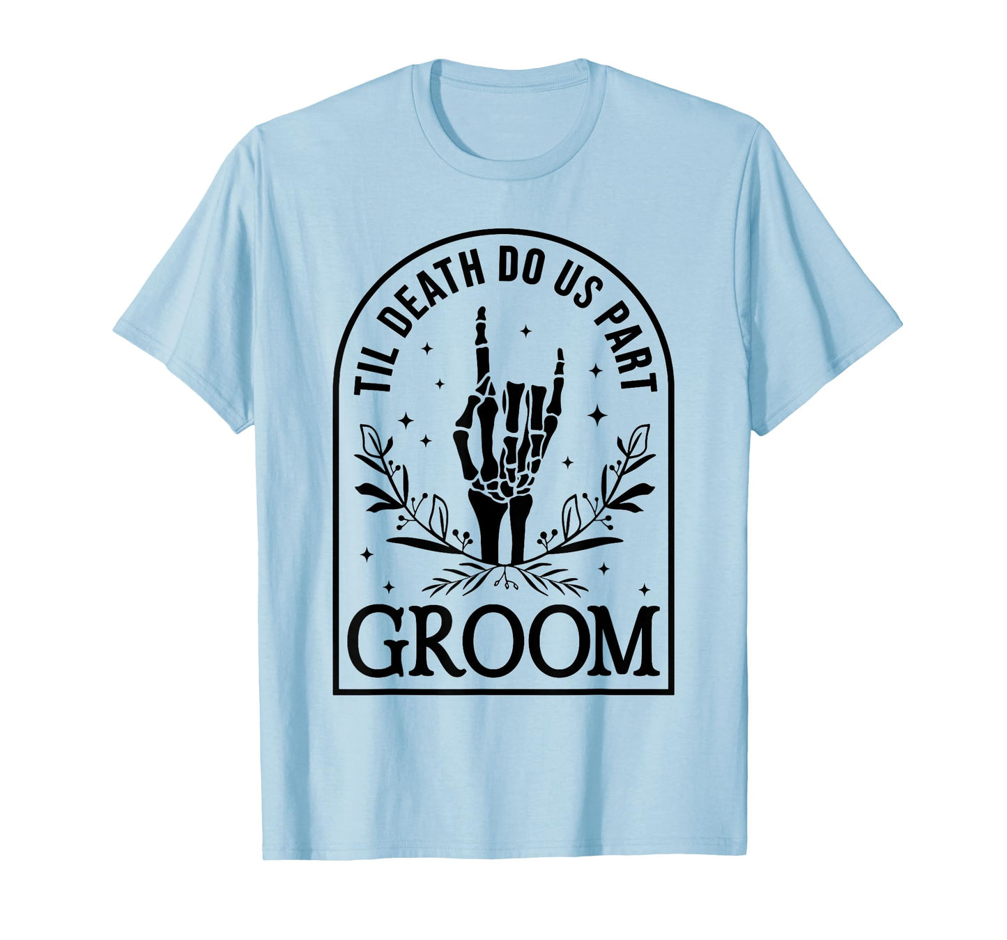 Groom Bride Engagement Wedding Halloween Couple Matching T-Shirt