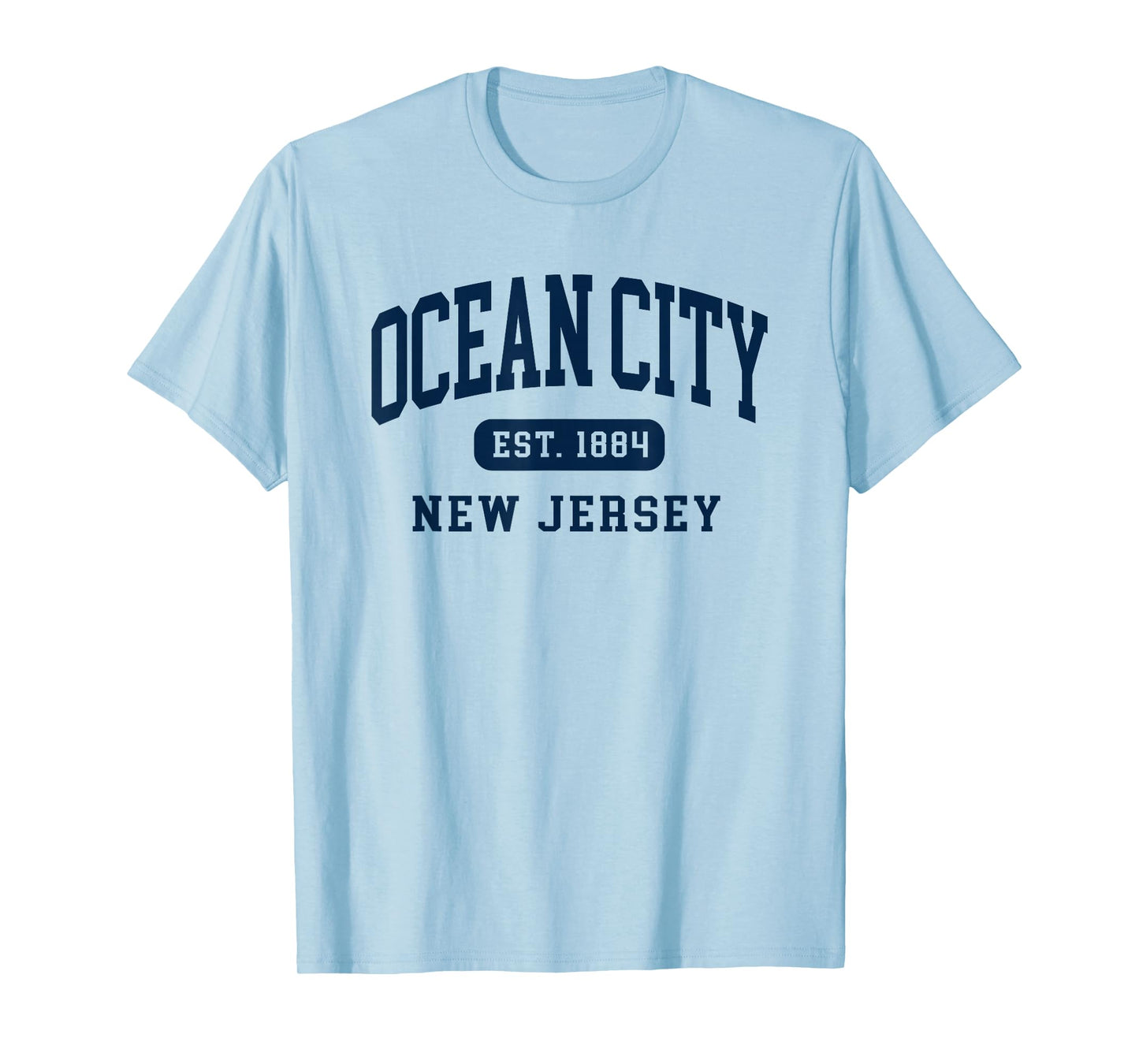 Ocean City New Jersey Retro Est Vintage Souvenir Mens Womens T-Shirt