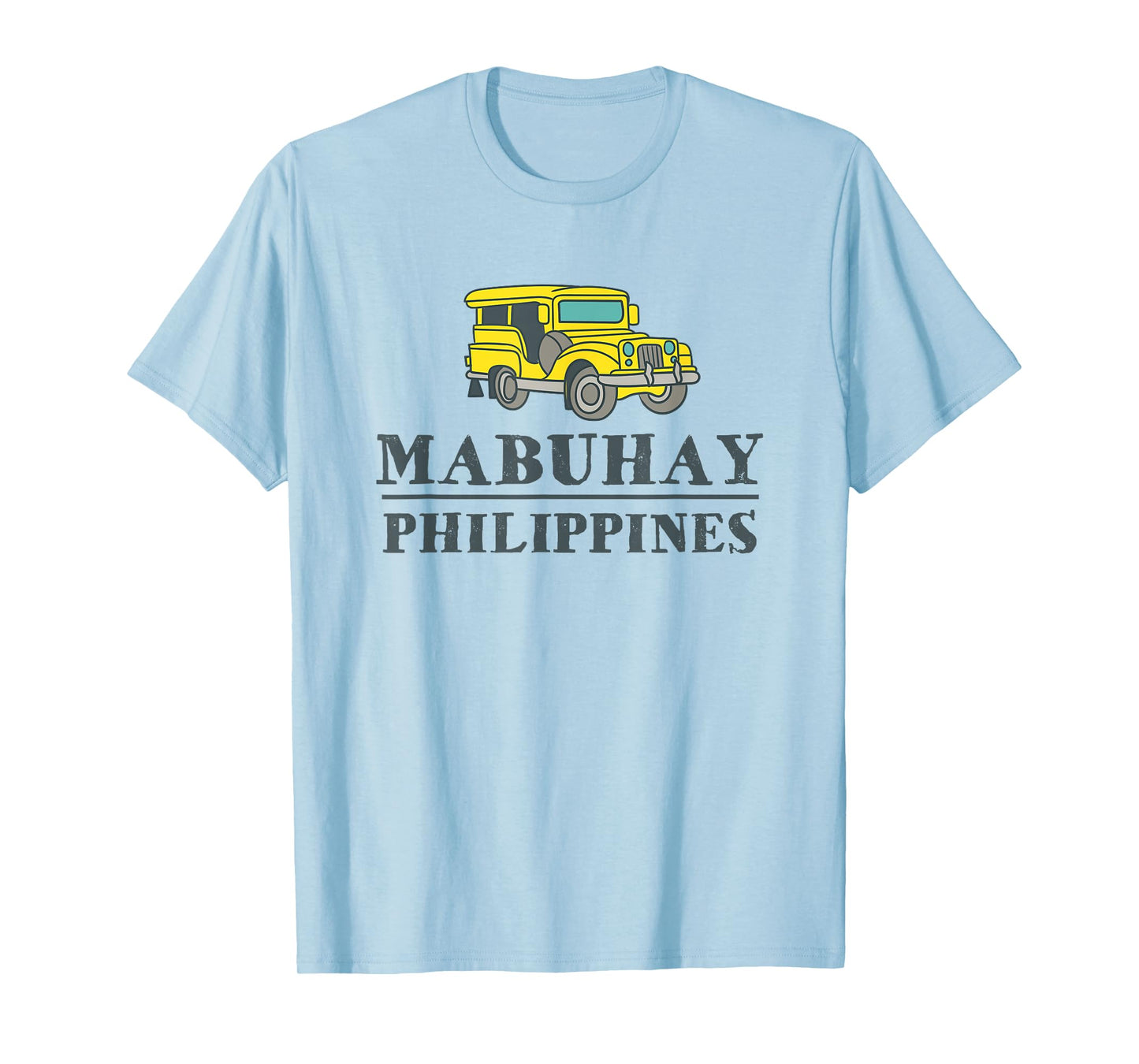 Philippines Filipino Bus Transportation Car Mabuhay Travel T-Shirt